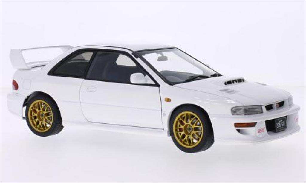 Subaru Impreza 22B 1/18 Autoart 22B wit 1998 modelauto