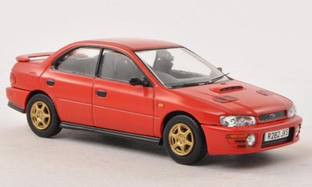 Subaru Impreza 1/43 Vanguards Turbo rood RHD modelauto