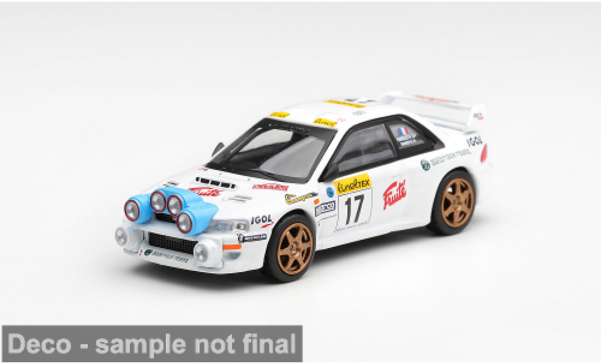 Subaru Impreza 1/64 Mini GT WRC98 Rally Monte Carlo 1999 1:64 modelauto
