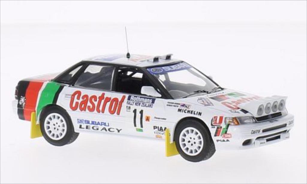 Subaru Legacy 1/43 IXO RHD No.11 Castrol Rallye WM Rallye Neuseeland 1990 /R.Freeth modelauto