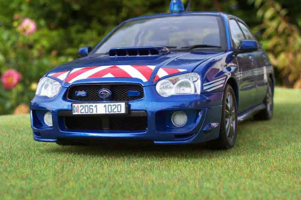 Subaru Impreza WRX 1/18 Autoart STI WRX gendarmerie / politie modelauto