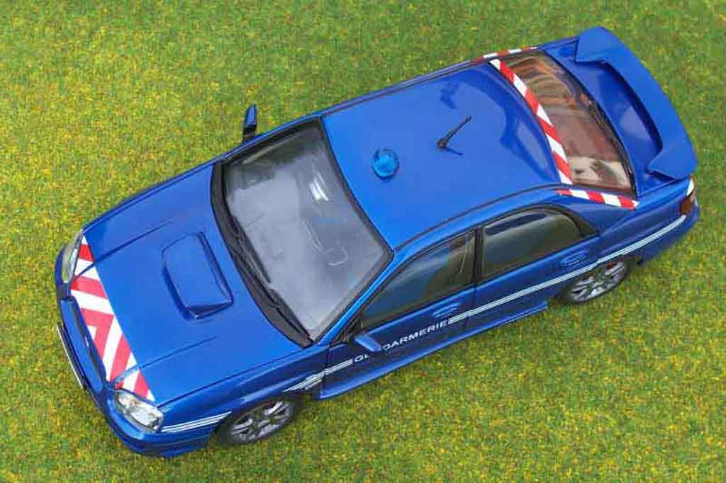 Subaru Impreza Police STI gendarmerie / politie 1/18 Autoart