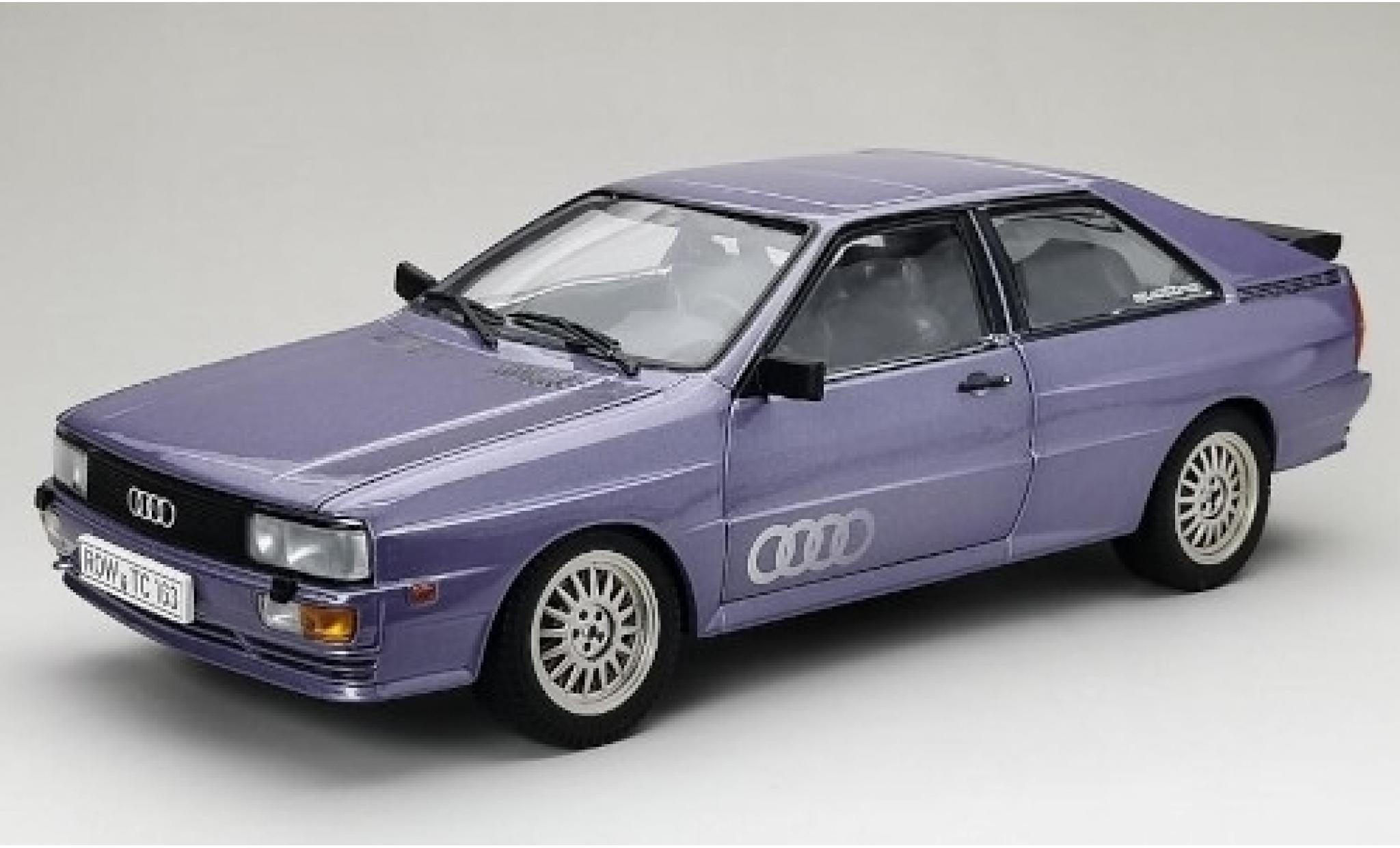 Audi Quattro 1/18 Sun Star quattro metallic lila 1983 modelauto