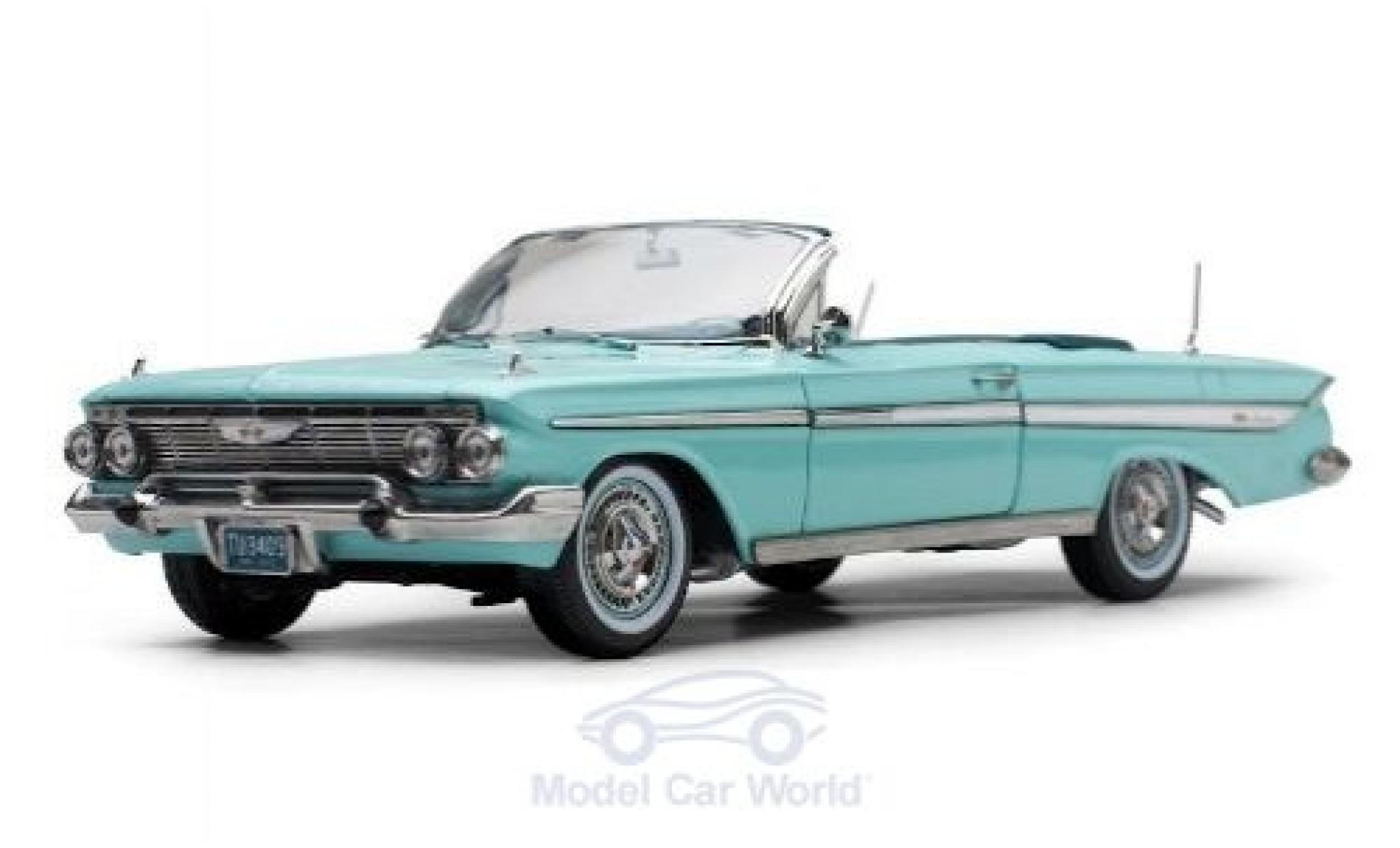 Chevrolet Impala 1/18 Sun Star Cabriolet t&uuml;rkis 1961 modelauto