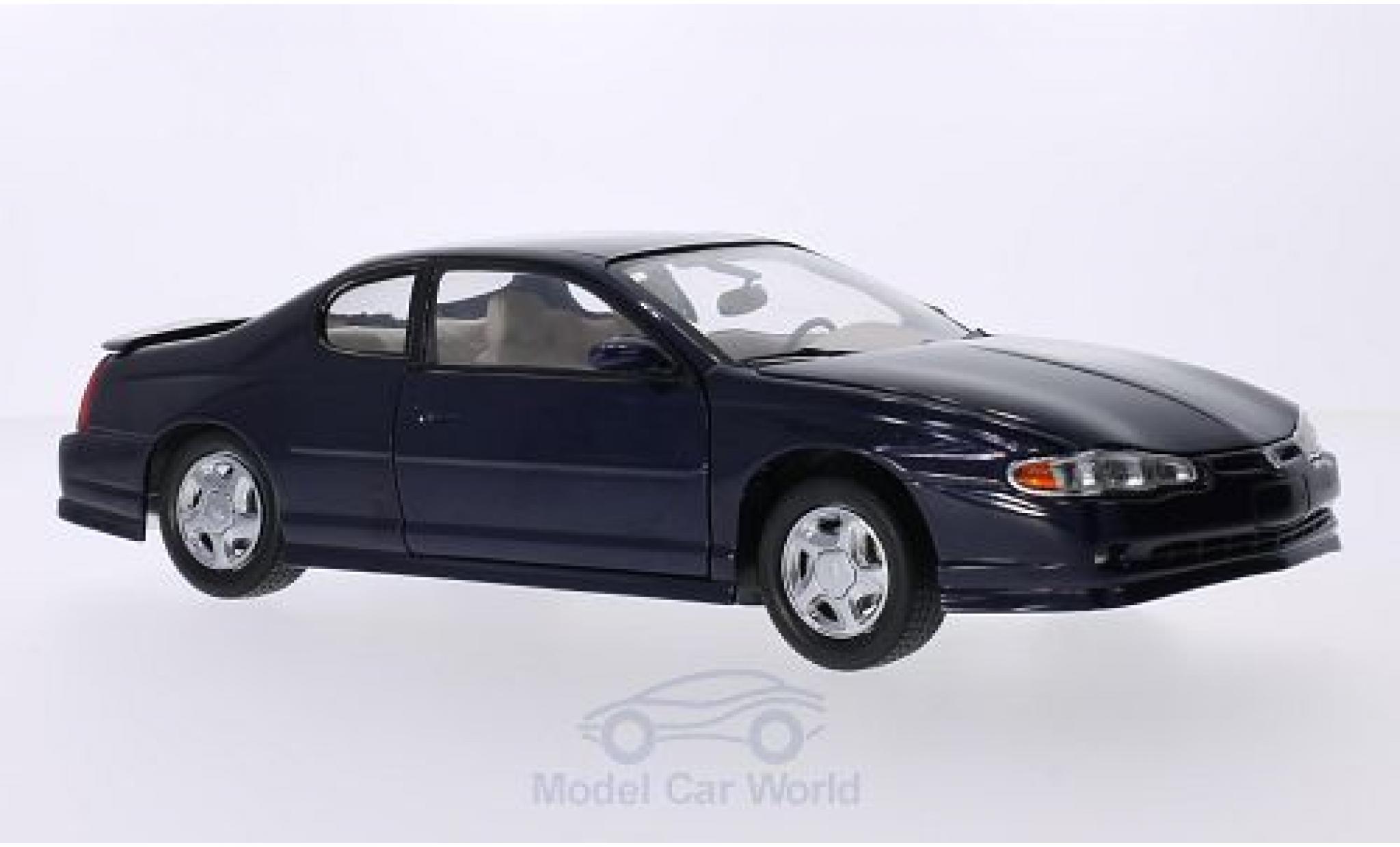 Chevrolet Monte Carlo 1/18 Sun Star SS blauw 2000 modelauto