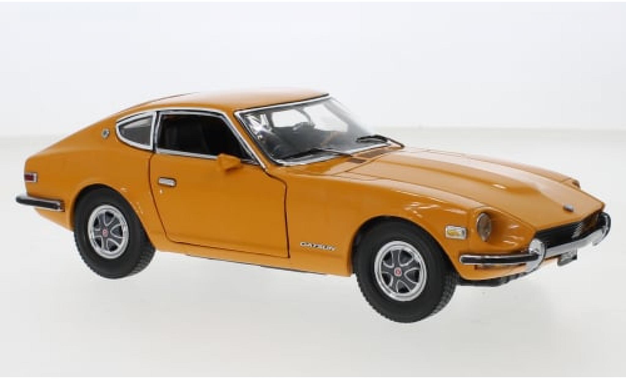 Datsun 240Z 1/18 Sun Star oranje 1972 1:18 modelauto