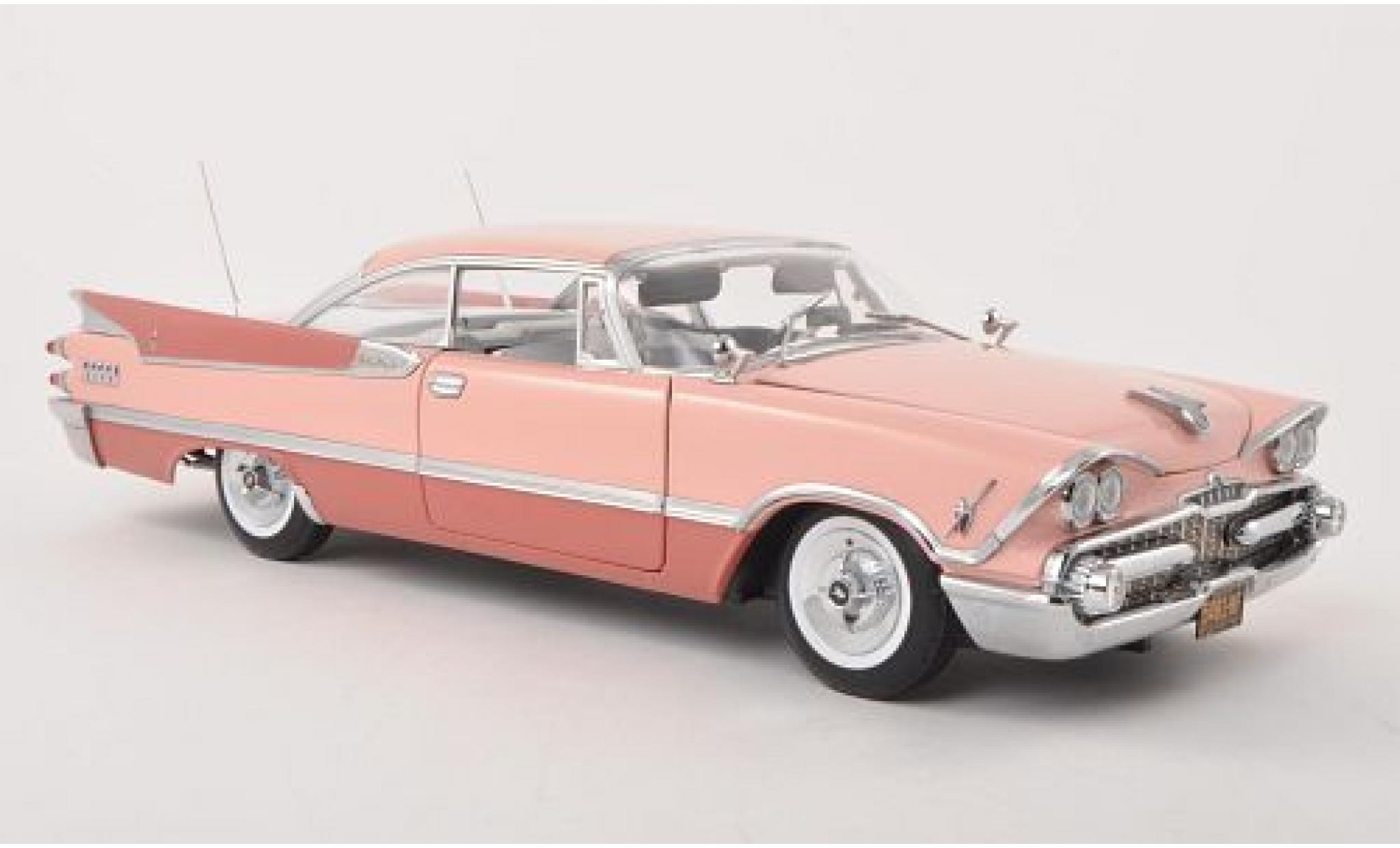 Dodge Custom Royal Lancer 1/18 Sun Star Hard Top roze/roze 1959 1:18 modelauto