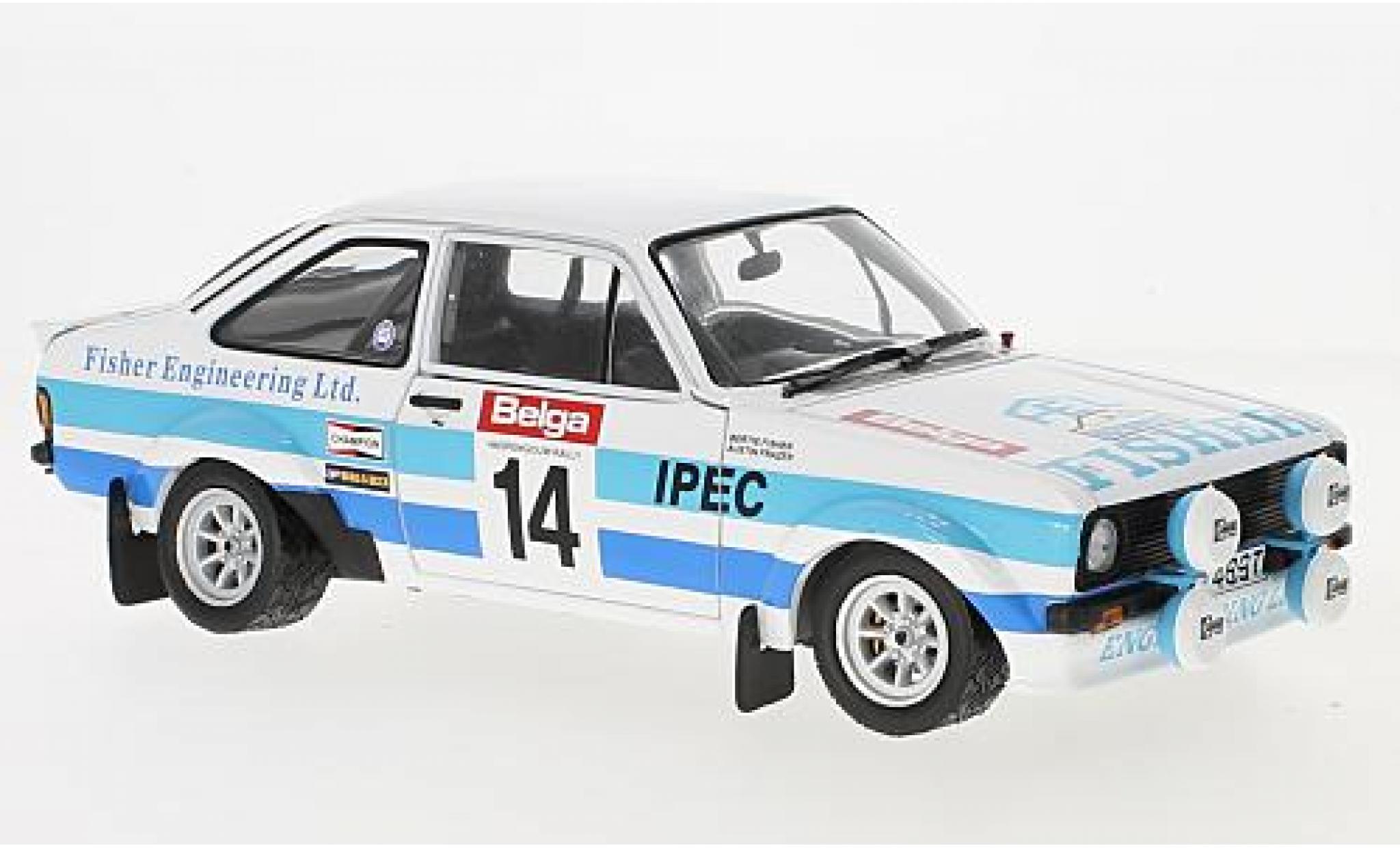 Ford Escort 1/18 Sun Star II RS1800 No.14 Rally Ypern 1981 B.Fisher/A.Frazer modelauto