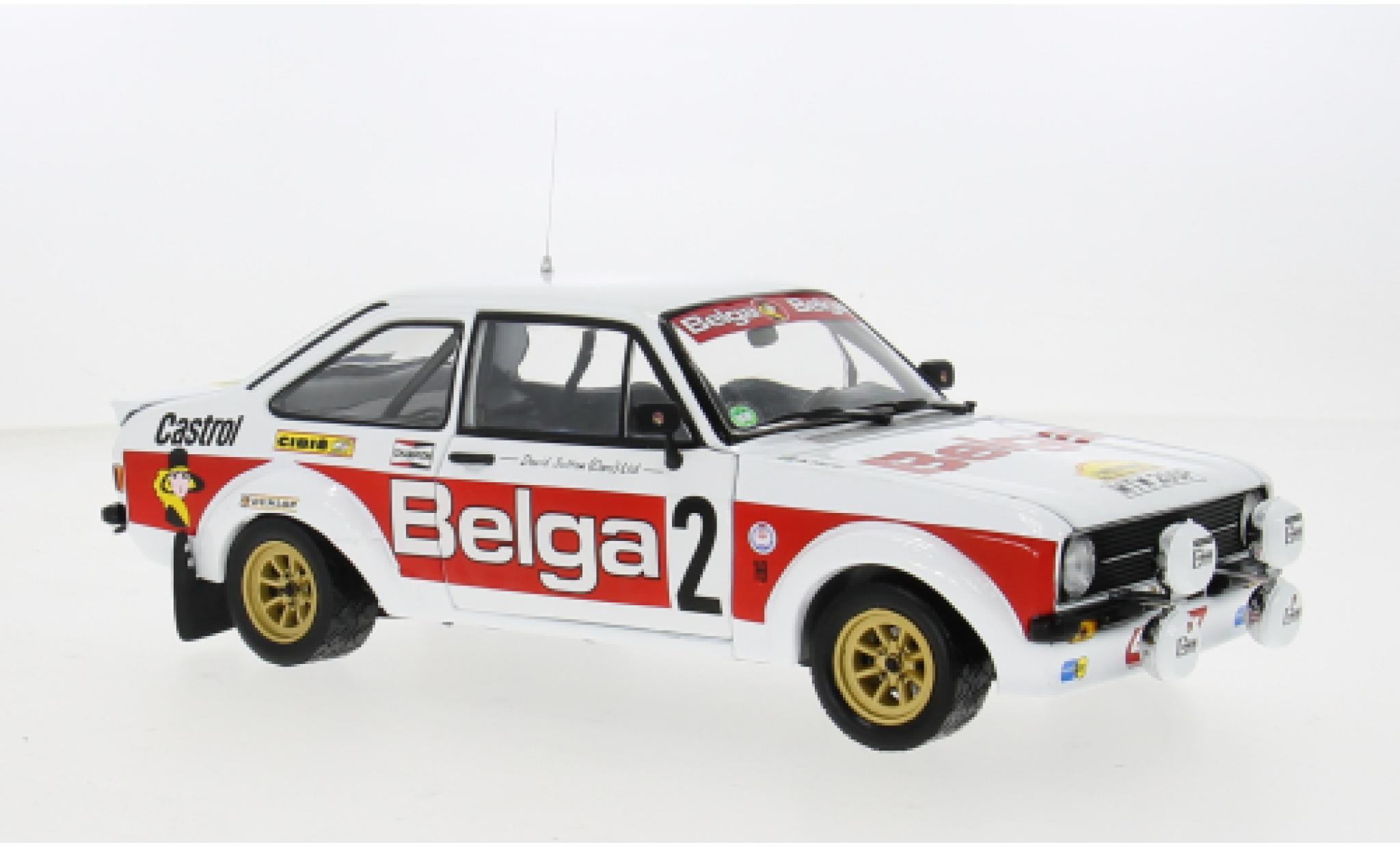 Ford Escort 1/18 Sun Star Mk II RS 1800 No.2 Belga Rallye du Condroz 1979 1:18 modelauto