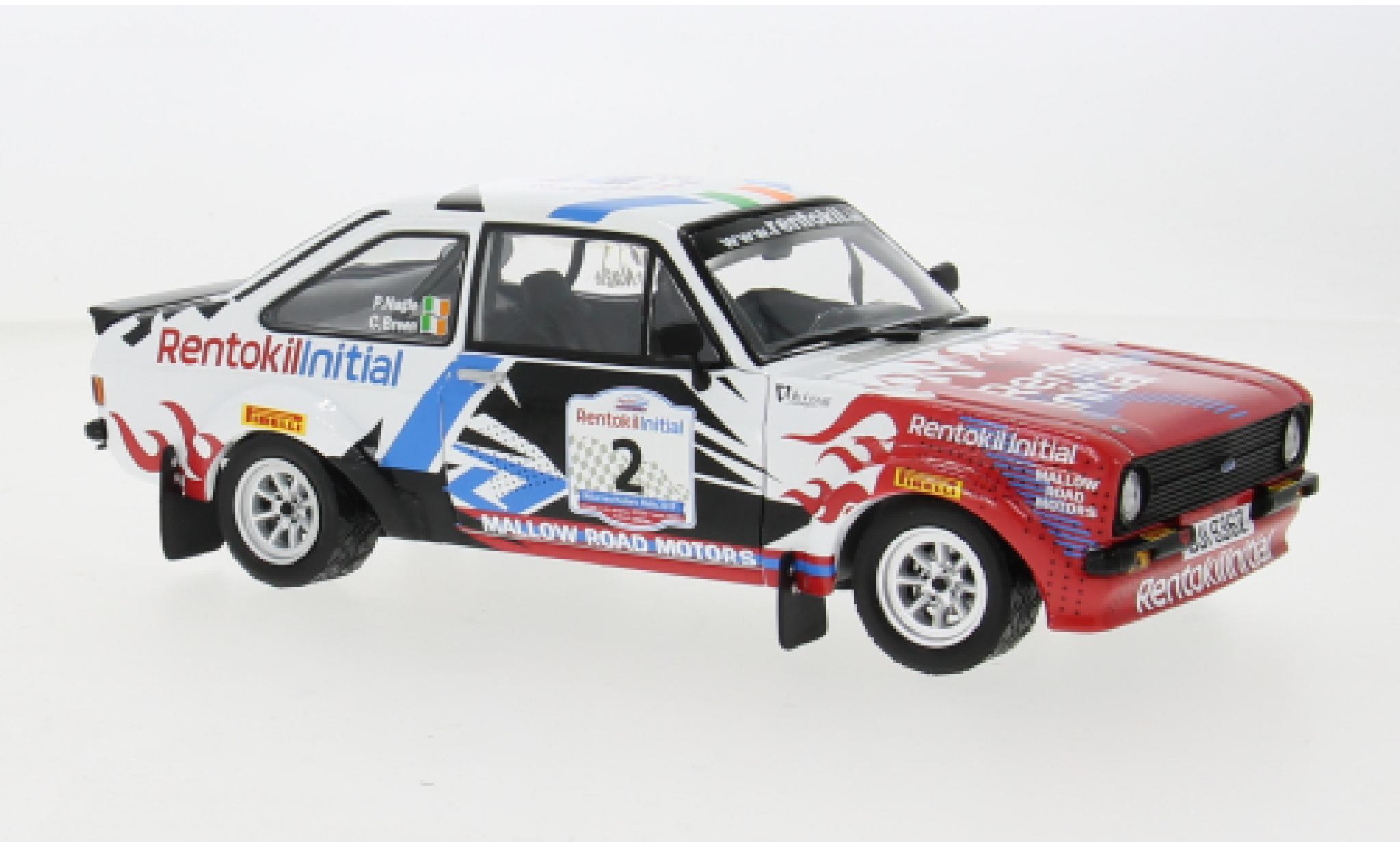 Ford Escort 1/18 Sun Star Mk II RS 1800 No.2 Killarney Historic Rally 2019 1:18 modelauto