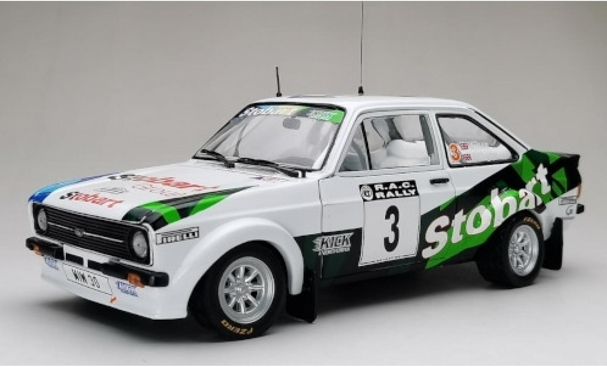 Ford Escort 1/18 Sun Star MkII RS 1800 No.3 Stobart RAC Rally 2008 M.Wilson/J.Millington modelauto