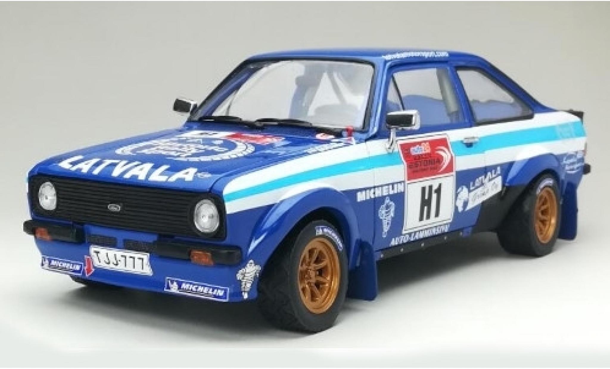 Ford Escort 1/18 Sun Star MkII RS1800 Latvala Motorpsort Historic Rally Sport Rallye Estonia 2012 J-M.Latvala/A.Sairanen modelauto