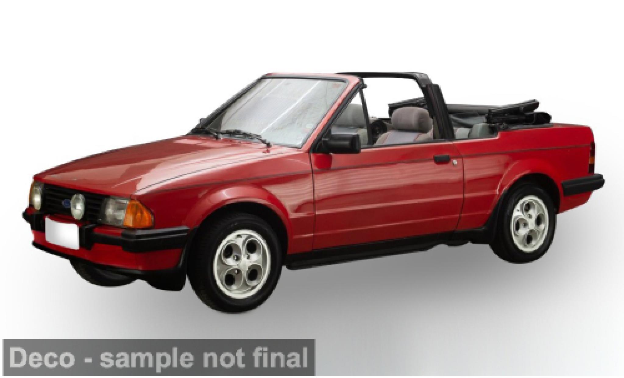 Ford Escort 1/18 Sun Star XR3i rood 1984 1:18 modelauto