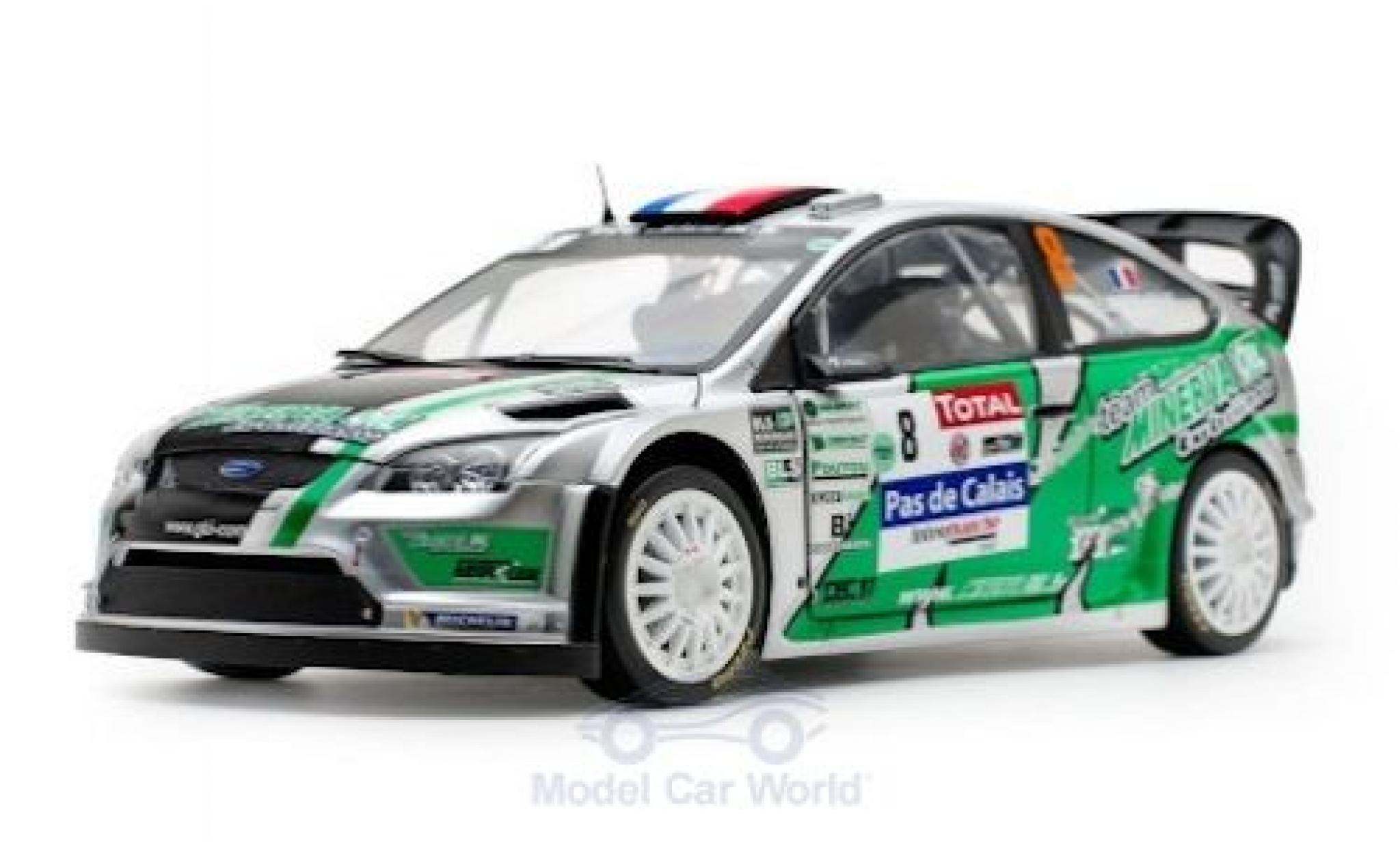 Ford Focus 1/18 Sun Star RS WRC No.8 Rally Touquet 2012 J.-C.Beaubelique/C.Hugonnot modelauto
