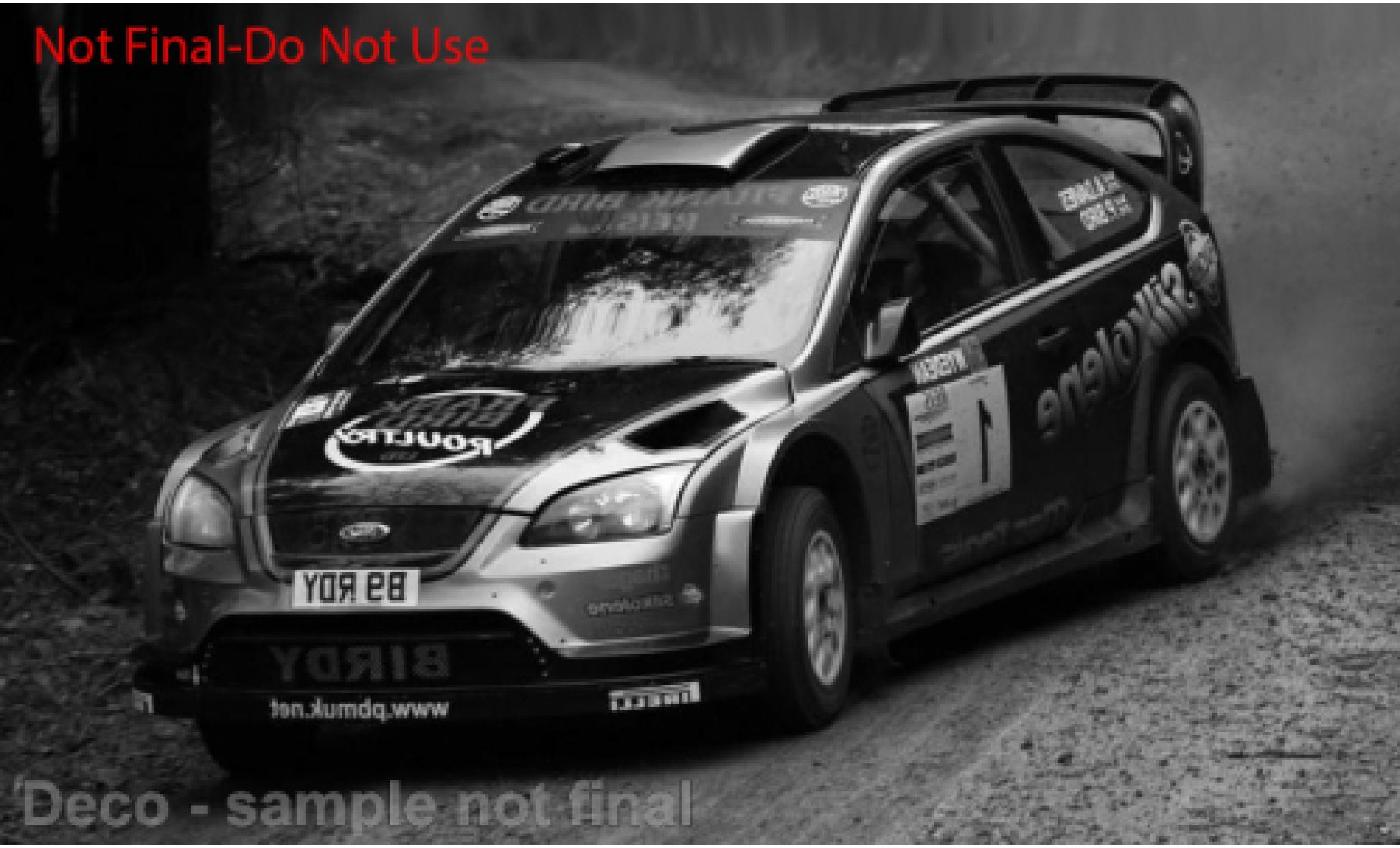 Ford Focus 1/18 Sun Star RS WRC08 No.1 Wyedean Forest Rally 2015 1:18 modelauto