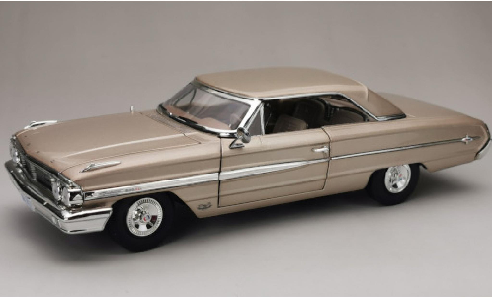 Ford Galaxy 1/18 Sun Star Galaxie 500 XL Hardtop metallic beige 1964 modelauto