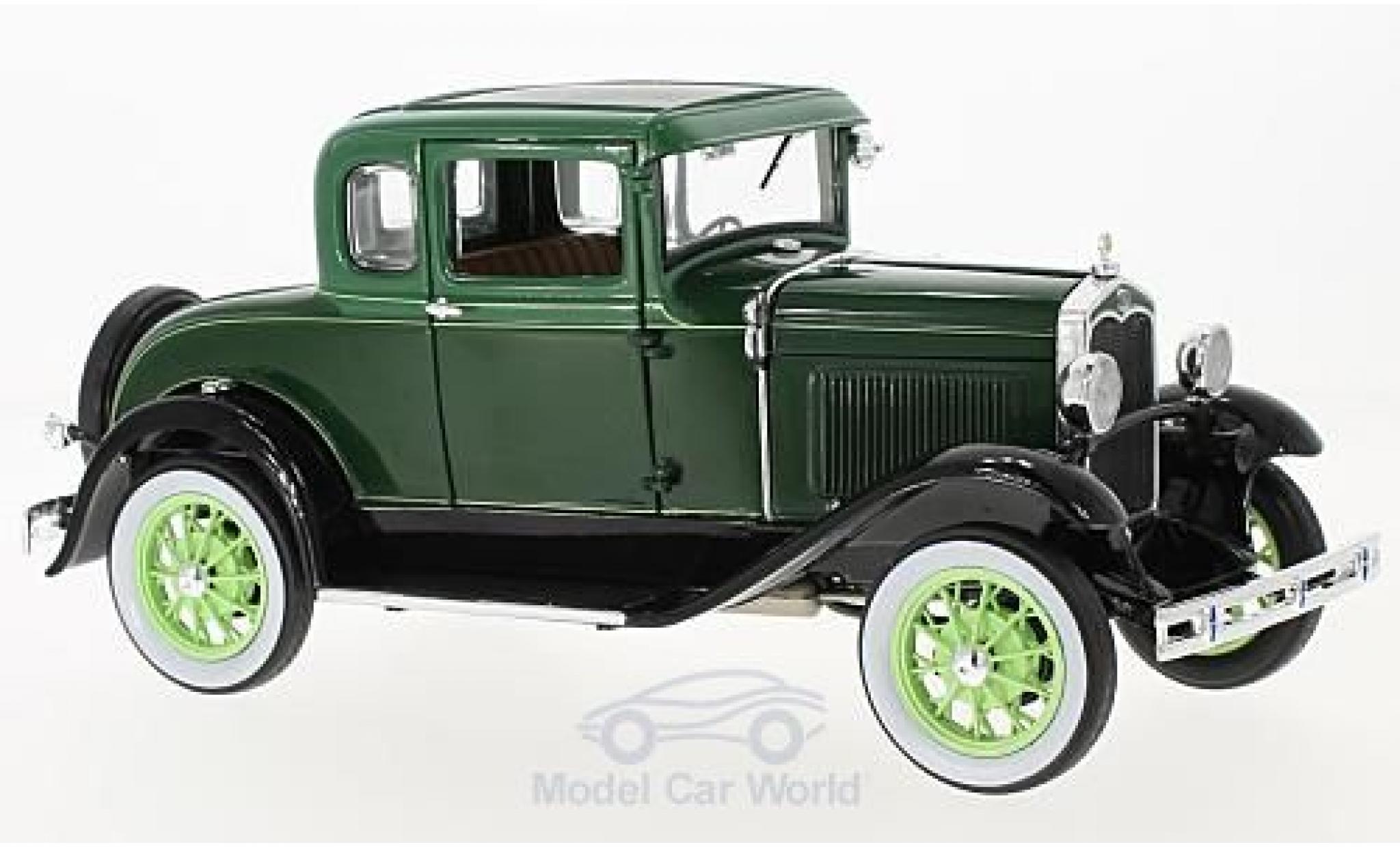 Ford Model A 1/18 Sun Star Coupe groen 1931 modelauto