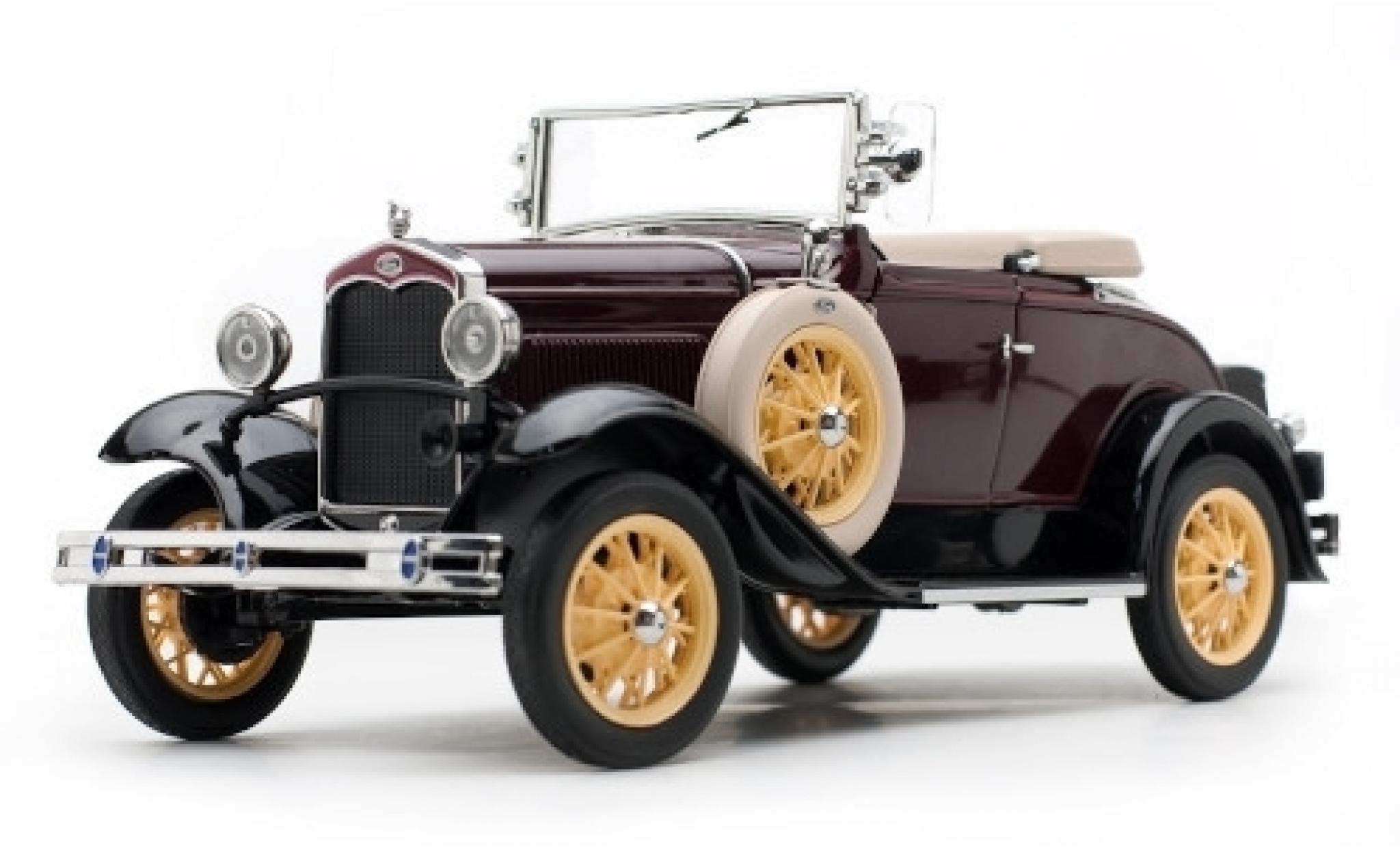 Ford Model A 1/18 Sun Star Roadster rood 1931 modelauto