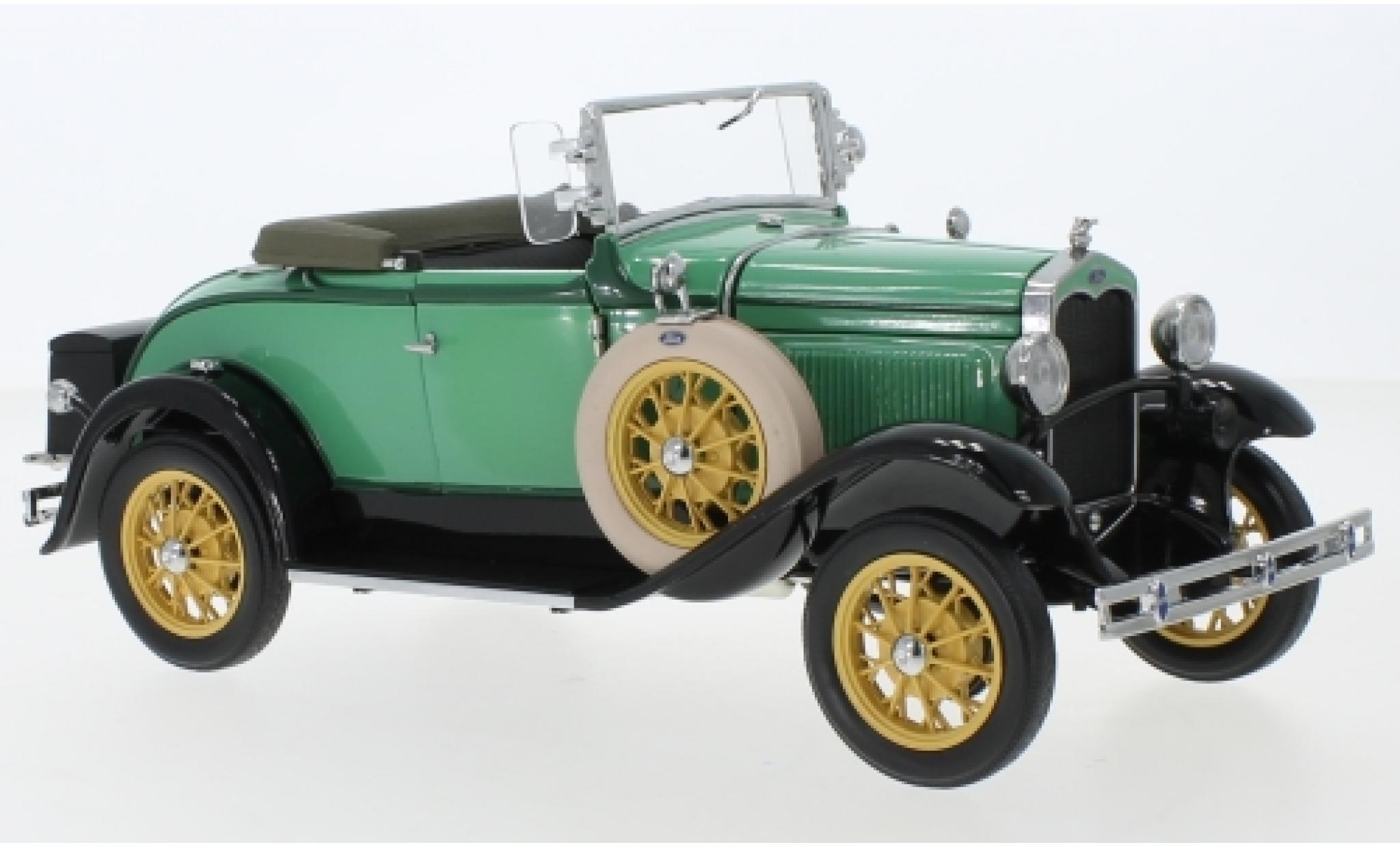 Ford Model A 1/18 Sun Star Roadster groen 1931 modelauto