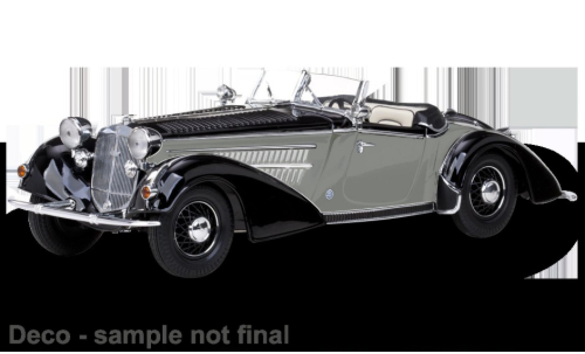 Horch 855 1/18 Sun Star Roadster zwart/grijs 1939 1:18 modelauto