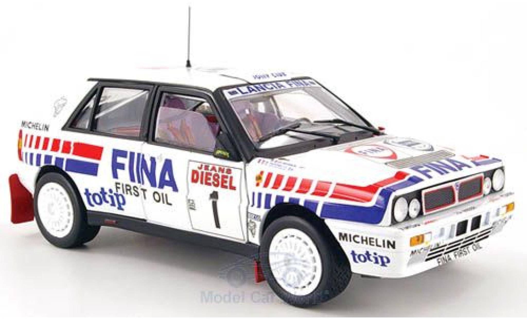 Lancia Delta 1/18 Sun Star HF Integrale 16V No.1 Fina Rallye WM Rallye Sanremo 1991 D.Auriol/B.Occelli modelauto