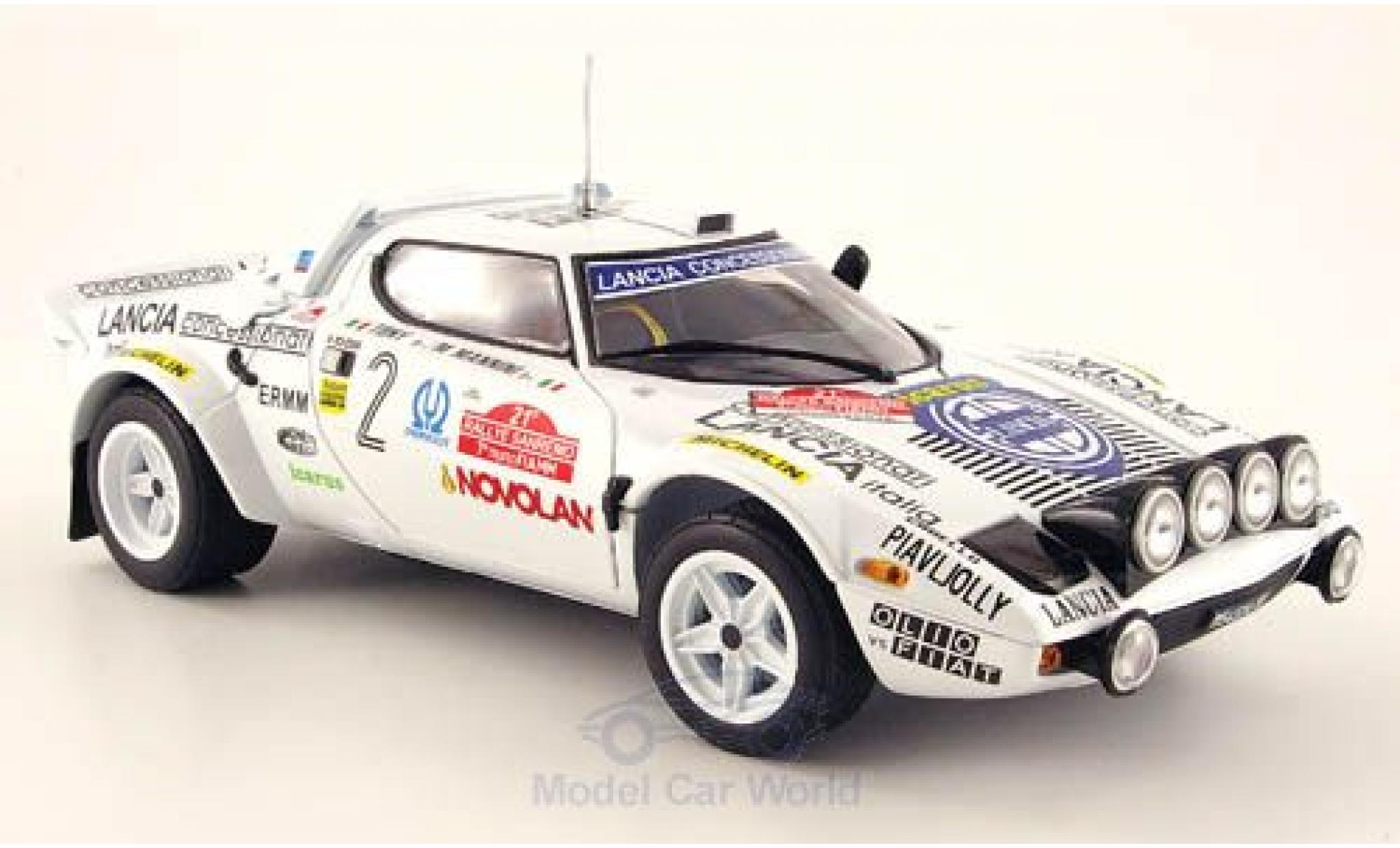 Lancia Stratos 1/18 Sun Star HF No.2 Rallye WM Rallye Sanremo 1979 Tony/M.Mannini ohne Vitrine modelauto