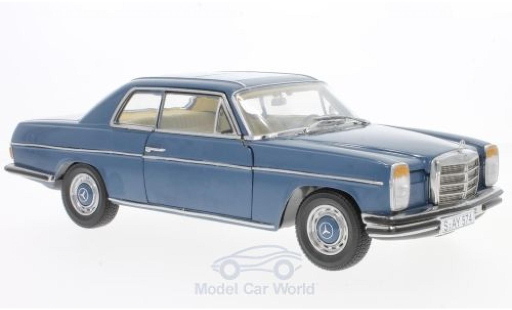 Mercedes 280 1/18 Sun Star C/8 Coupe blauw 1973 modelauto