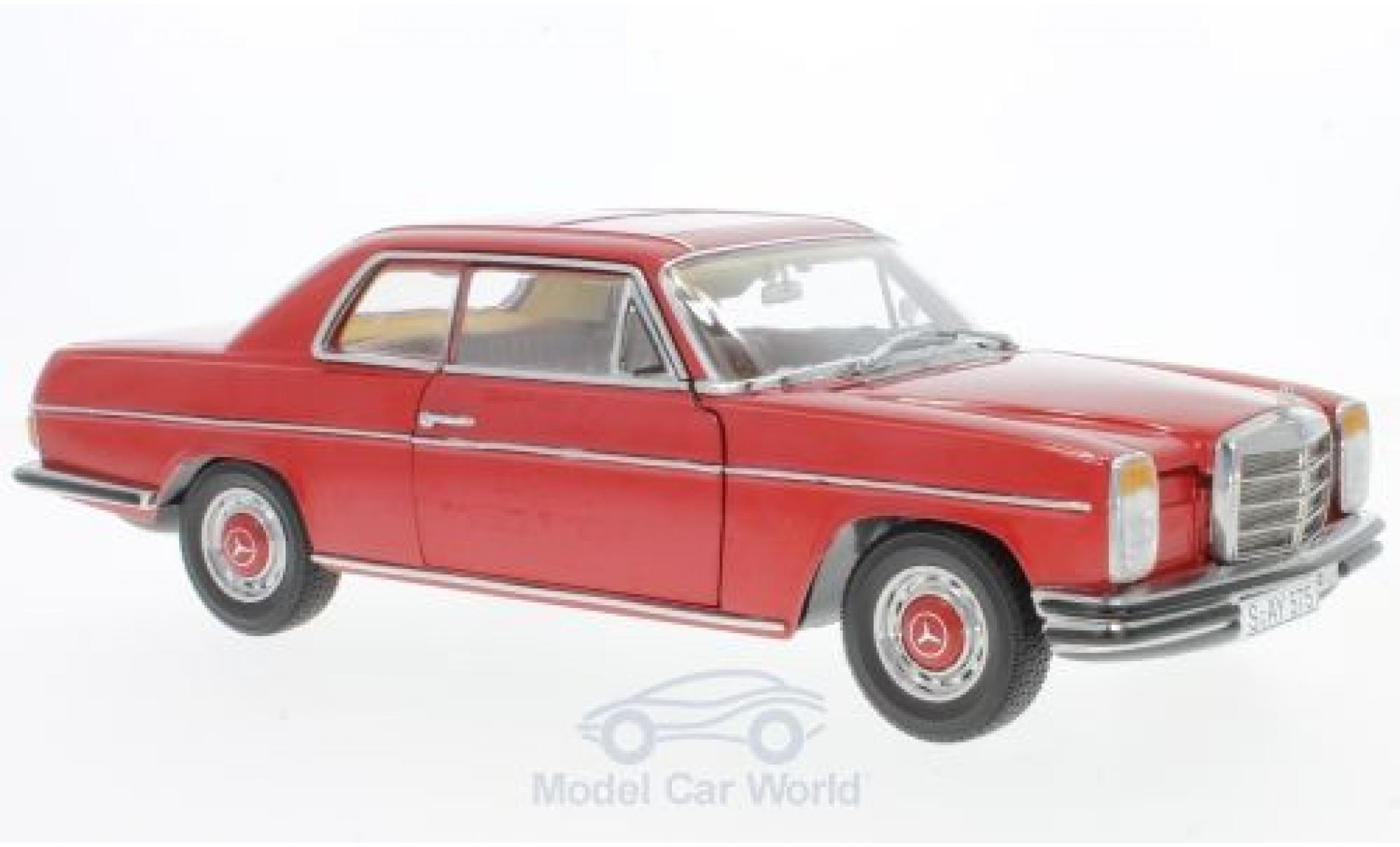 Mercedes 280 1/18 Sun Star C/8 Coupe rood 1973 modelauto
