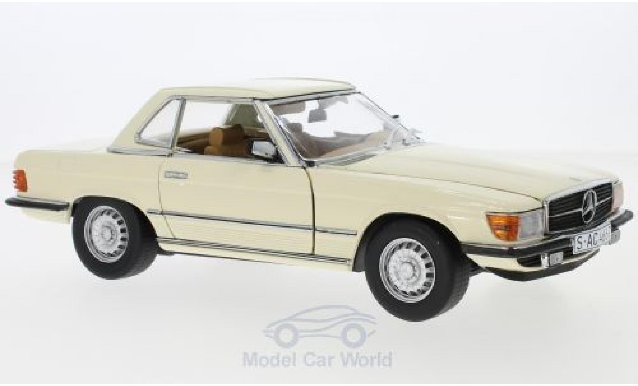 Mercedes 350 1/18 Sun Star SL (R107) beige 1977 HardTop modelauto