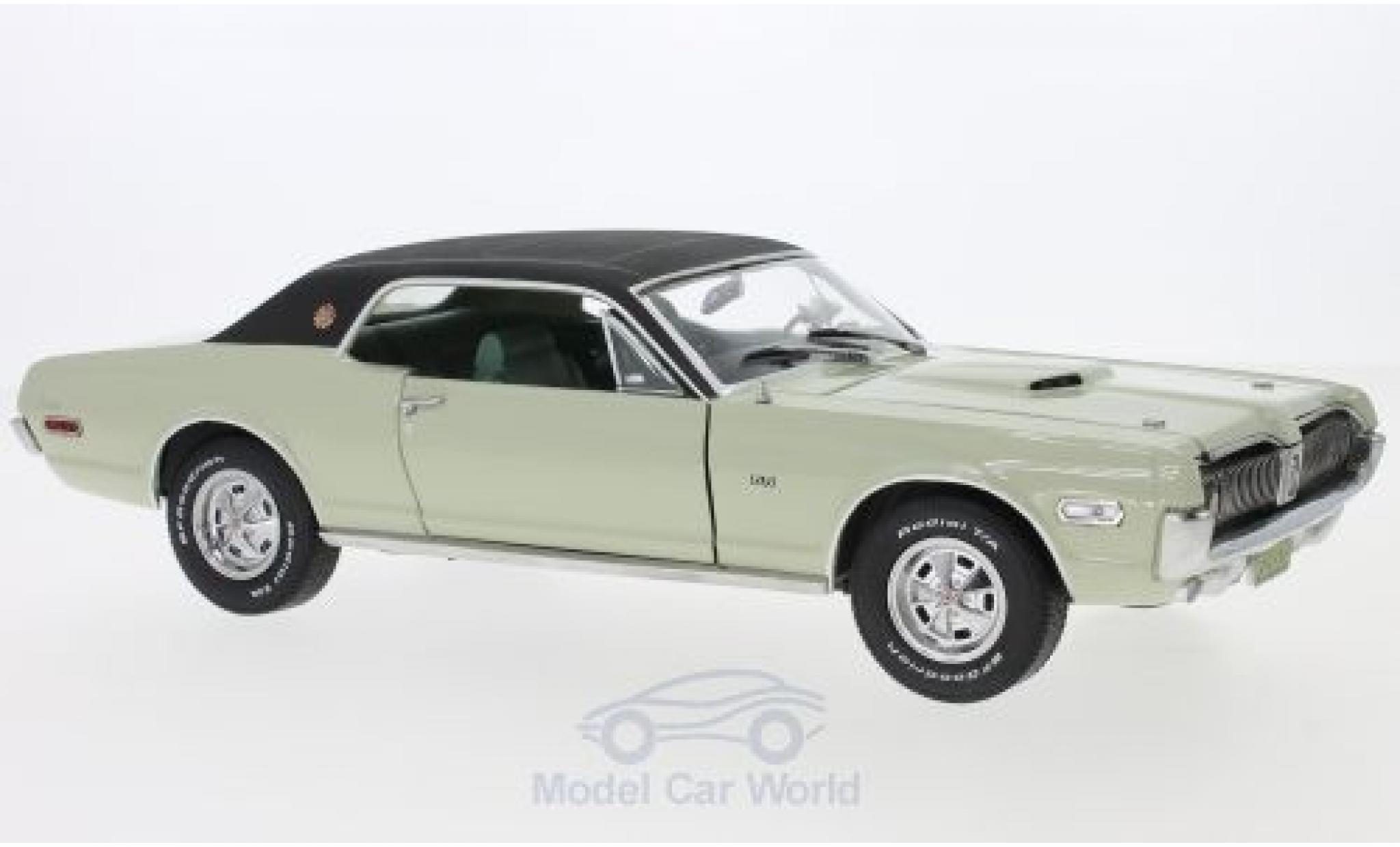 Mercury Cougar 1/18 Sun Star XR7G groen/zwart 1968 modelauto