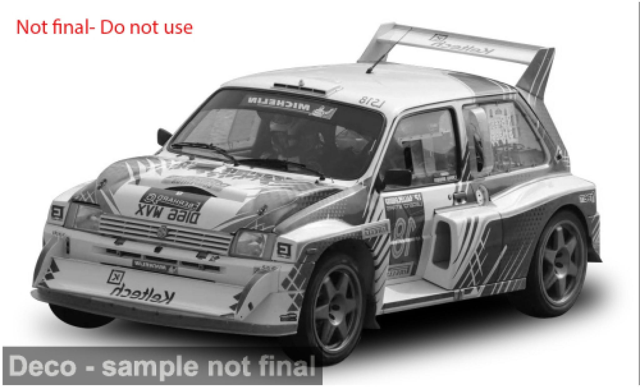 MG Metro 1/18 Sun Star 6R4 Rallylegend 2019 #18 1:18 modelauto