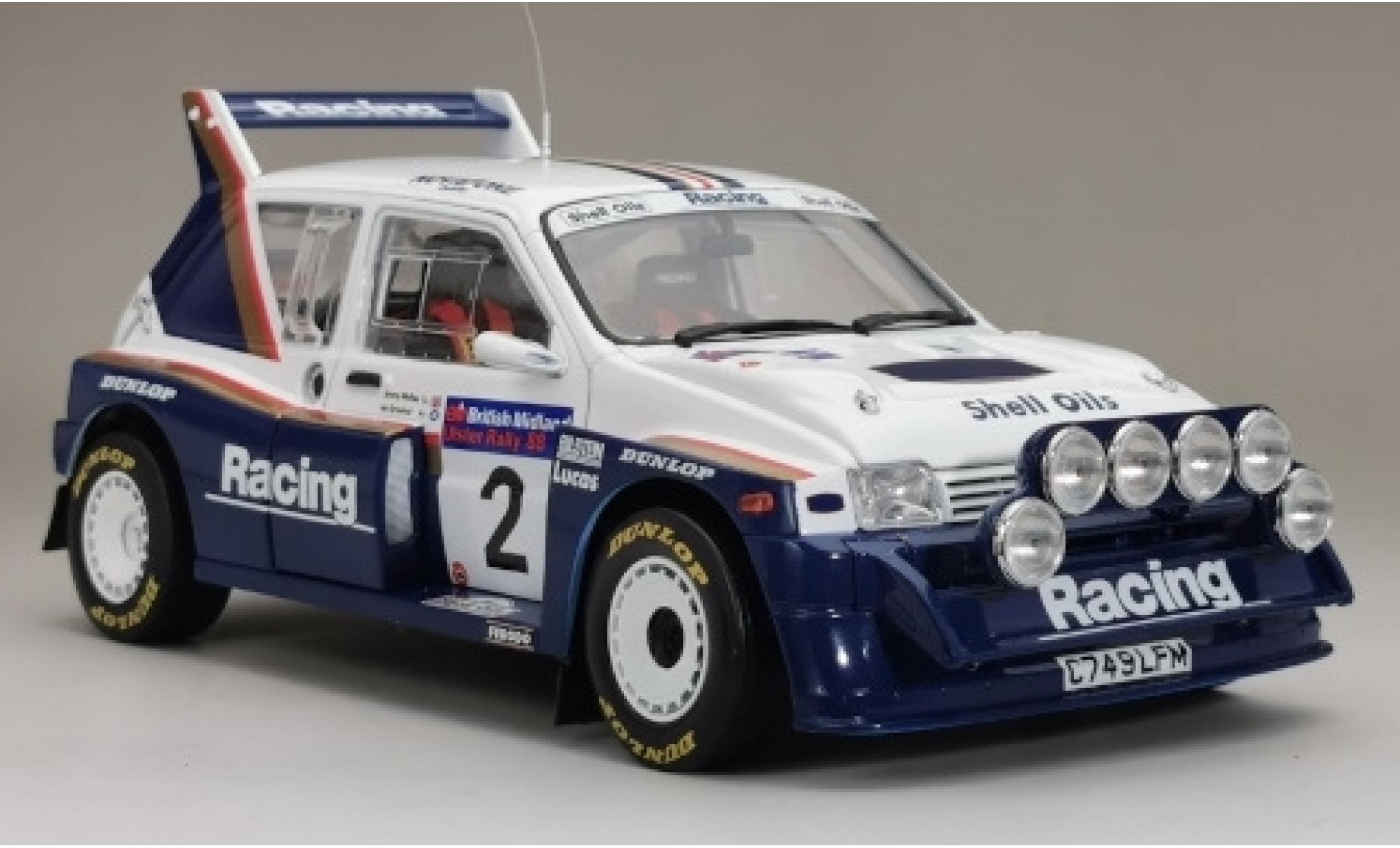 MG Metro 1/18 Sun Star 6R4 RHD No.2 Rothmans Racing British Midland Ulster Rallye 1986 J.McRae/I.Grindrod modelauto