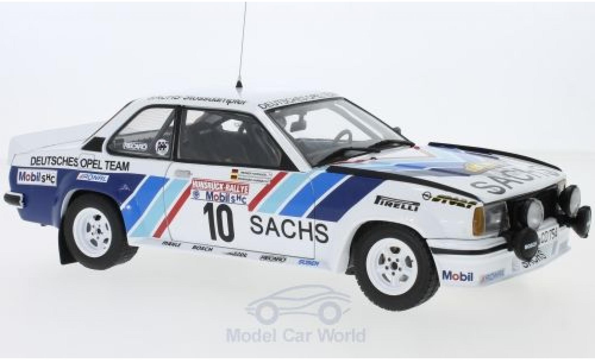 Opel Ascona 1/18 Sun Star 400 No.10 Deutsches Team Sachs Rallye DM Rallye Hunsr&uuml;ck 1980 R.Hainbach/W.Hohenadel modelauto