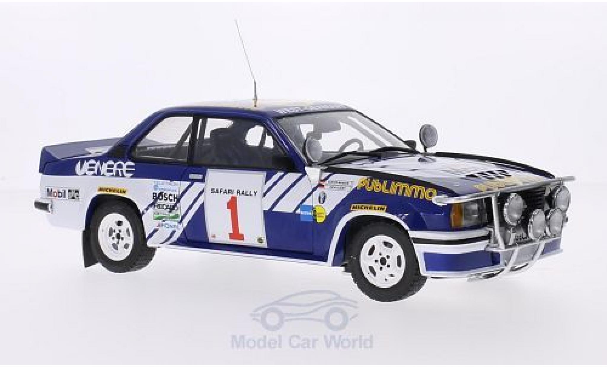 Opel Ascona C 1/18 Sun Star 400 Rally No.1 Venere/Publimmo Rallye WM Safari Rallye 1981 mit Decals J.Kleint/G.Wanger modelauto