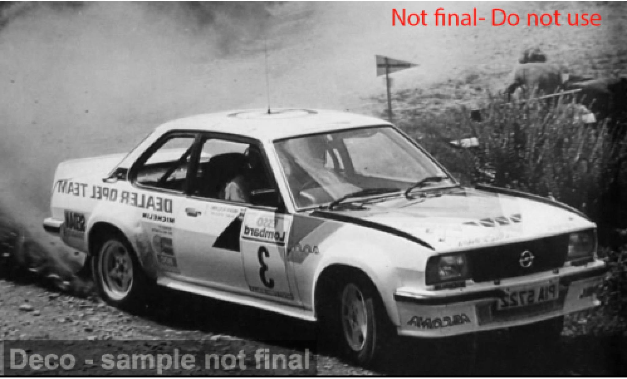Opel Ascona 1/18 Sun Star 400 Scottish Rally 1980 #3 1:18 modelauto