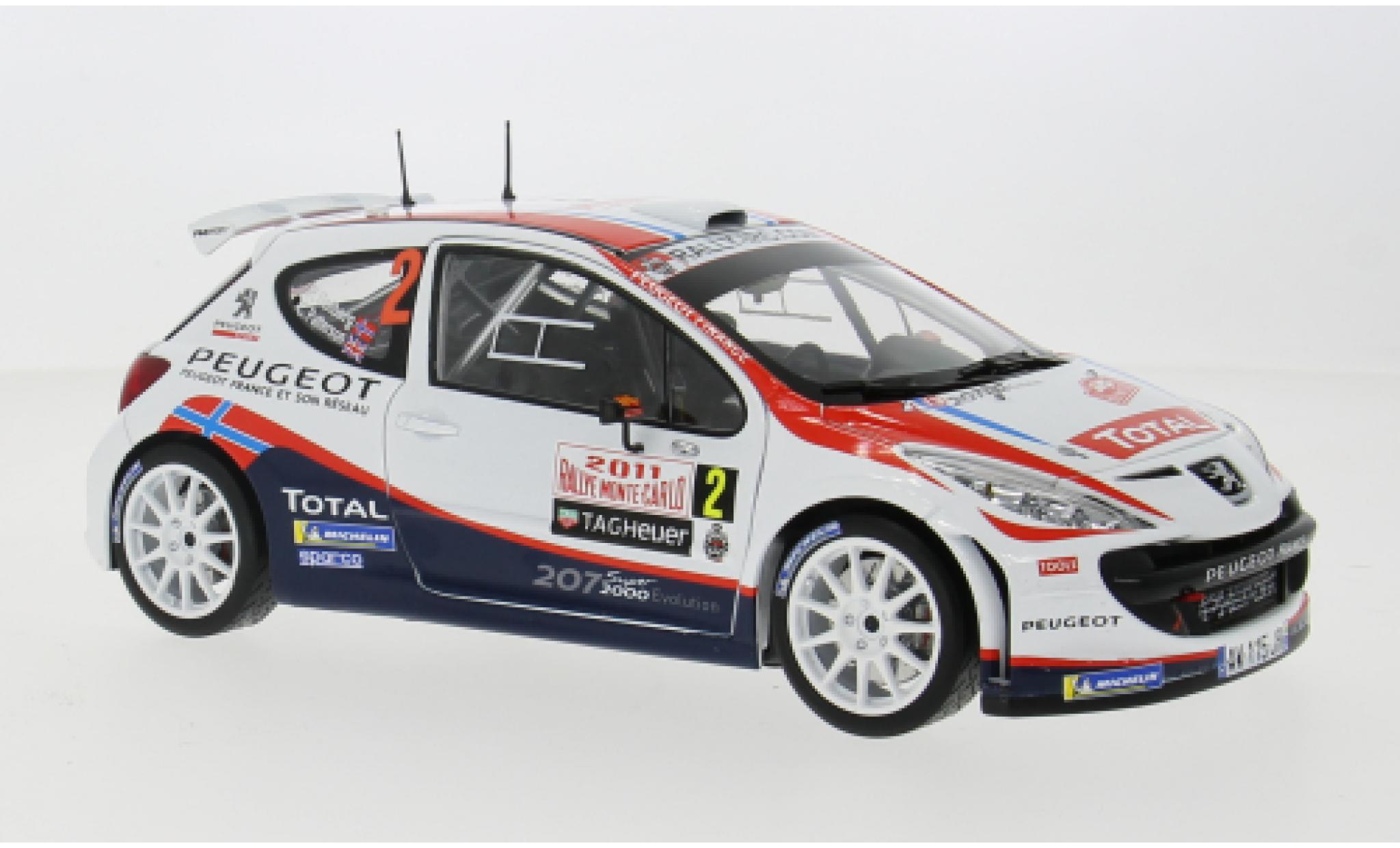 Peugeot 207 1/18 Sun Star S2000 No.2 Rallye WM Rallye Monte Carlo 2011 1:18 modelauto