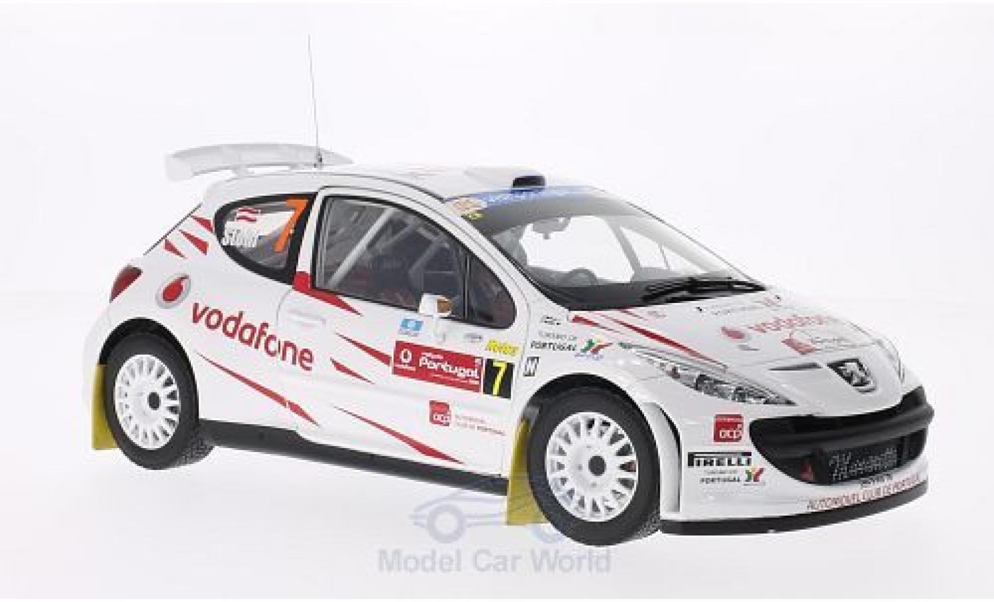 Peugeot 207 S2000 1/18 Sun Star S2000 No.7 Vodafone Rallye Portugal 2008 M.Stohl/I.Minor modelauto