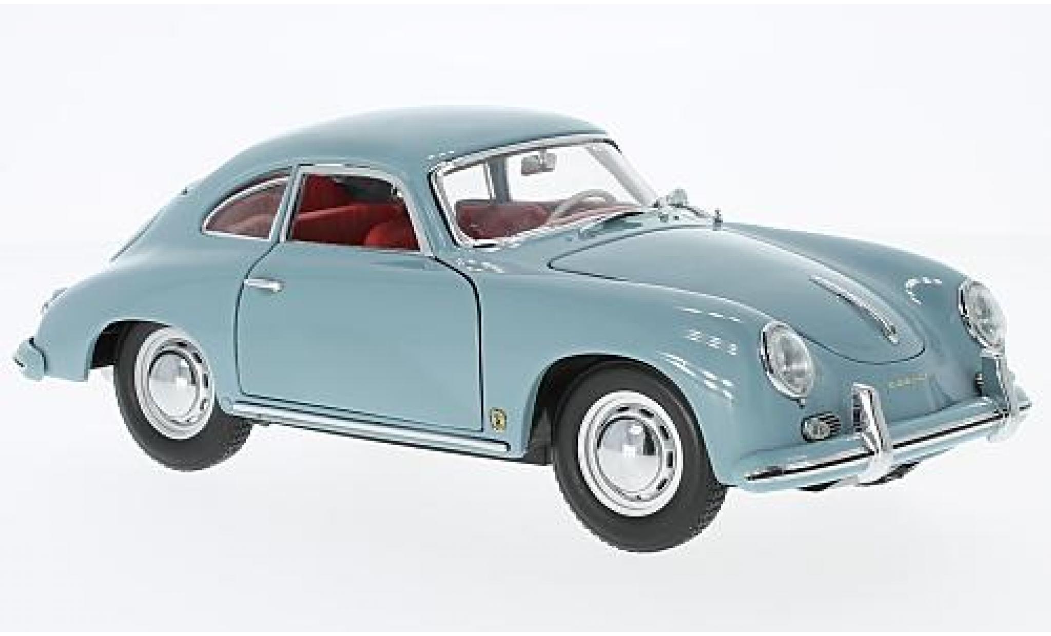 Porsche 356 1/18 Sun Star A GS Carrera GT blauw 1957 sans Vitrine modelauto