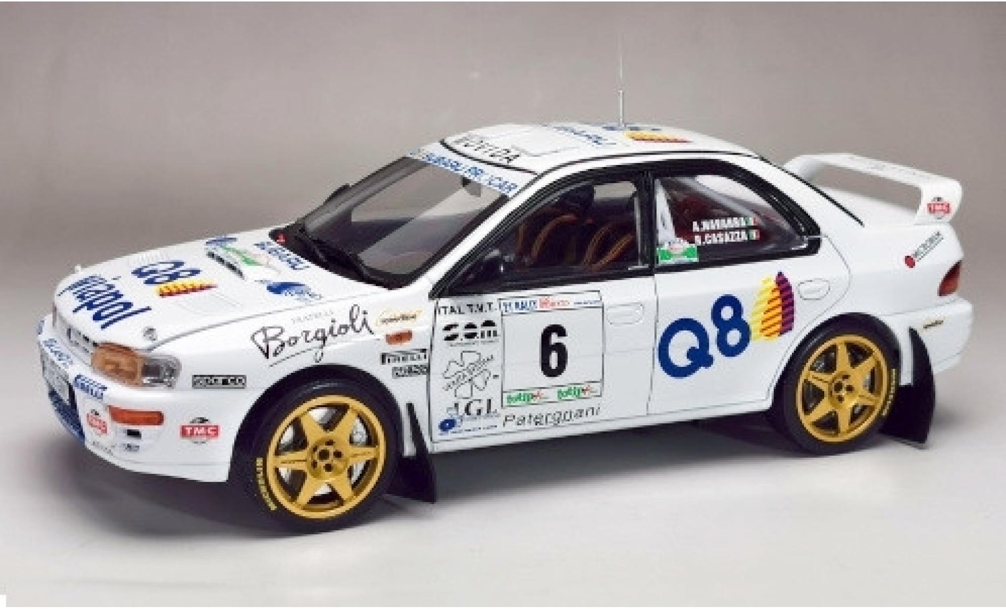 Subaru Impreza 1/18 Sun Star 555 No.6 Rally Il Ciocco 1998 A.Navarra/R.Casazza modelauto