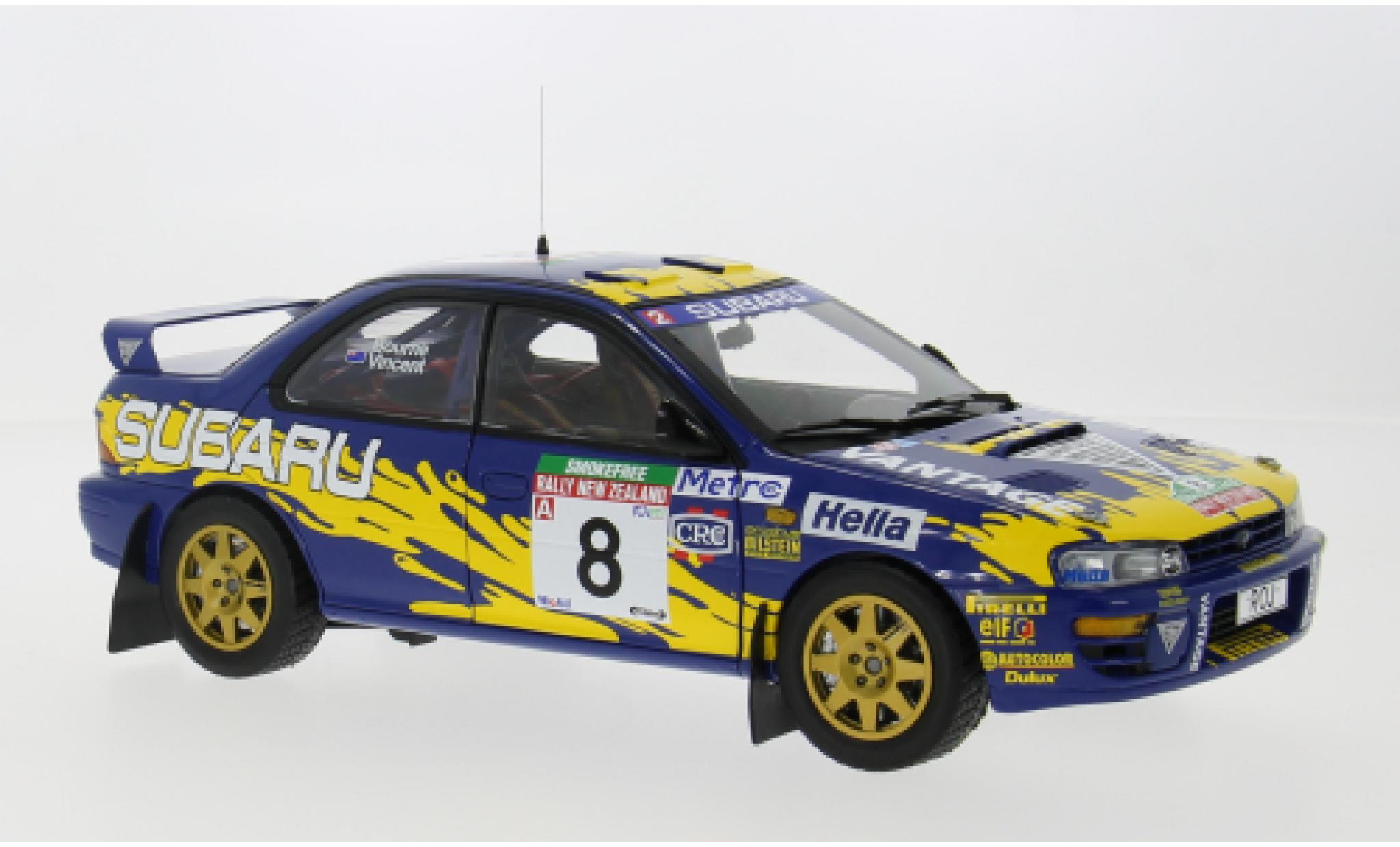 Subaru Impreza 1/18 Sun Star 555 No.8 Rallye WM Rallye Neuseeland 1997 1:18 modelauto