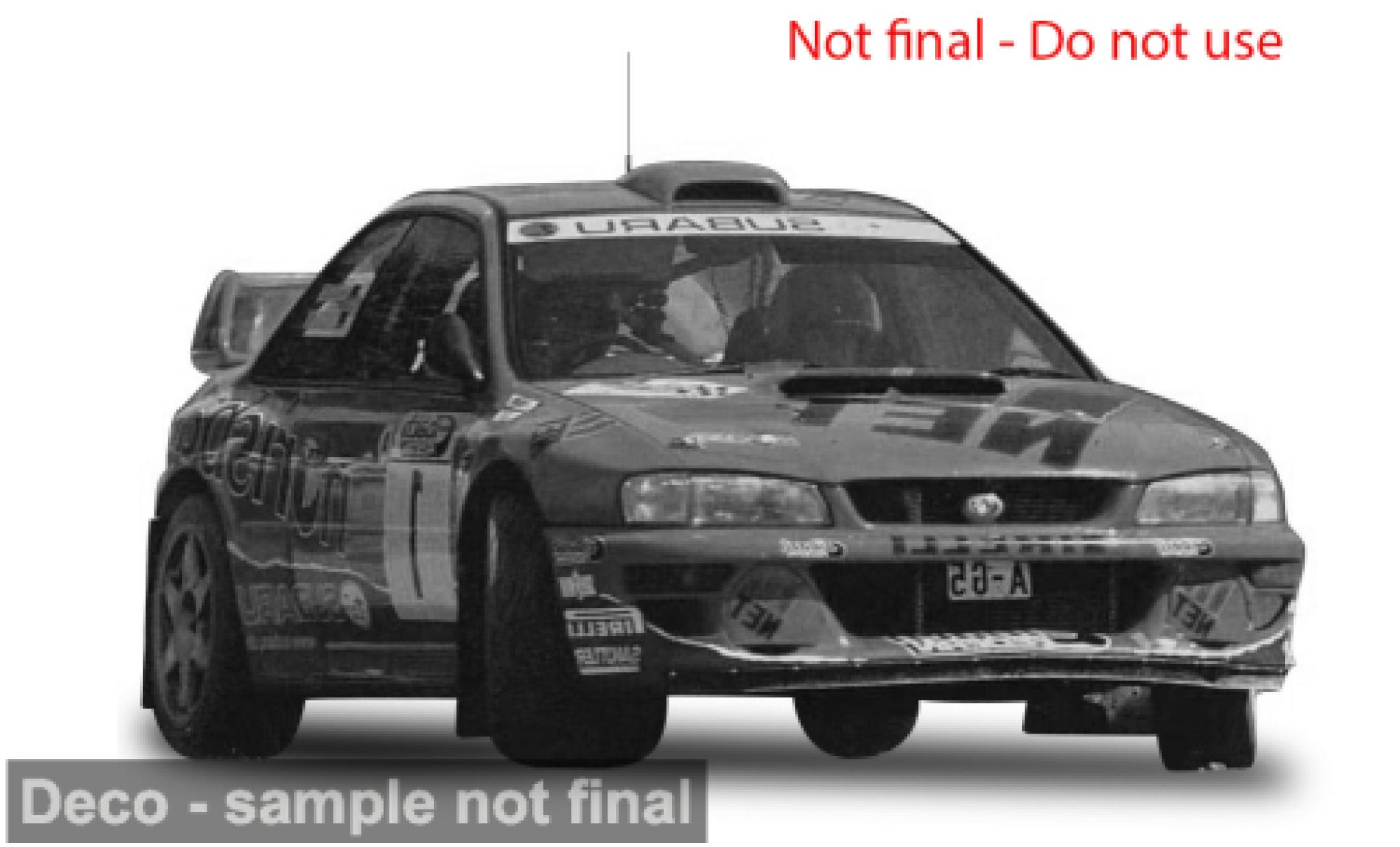 Subaru Impreza 1/18 Sun Star S5 WRC Rallye Deutschland 1999 #1 1:18 modelauto