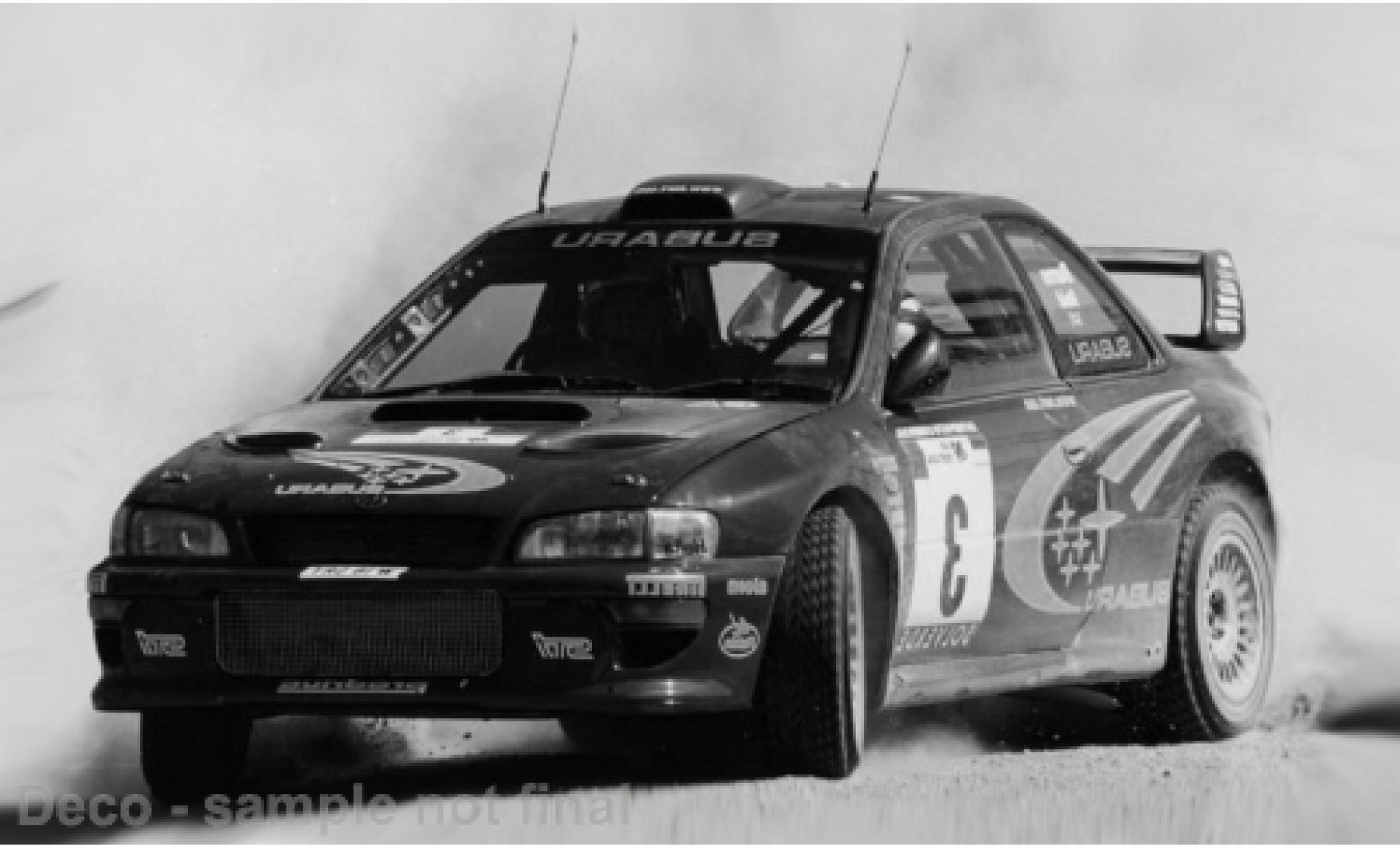 Subaru Impreza 1/18 Sun Star S6 WRC No.3 Rallye WM Rallye Portugal 2000 1:18 modelauto