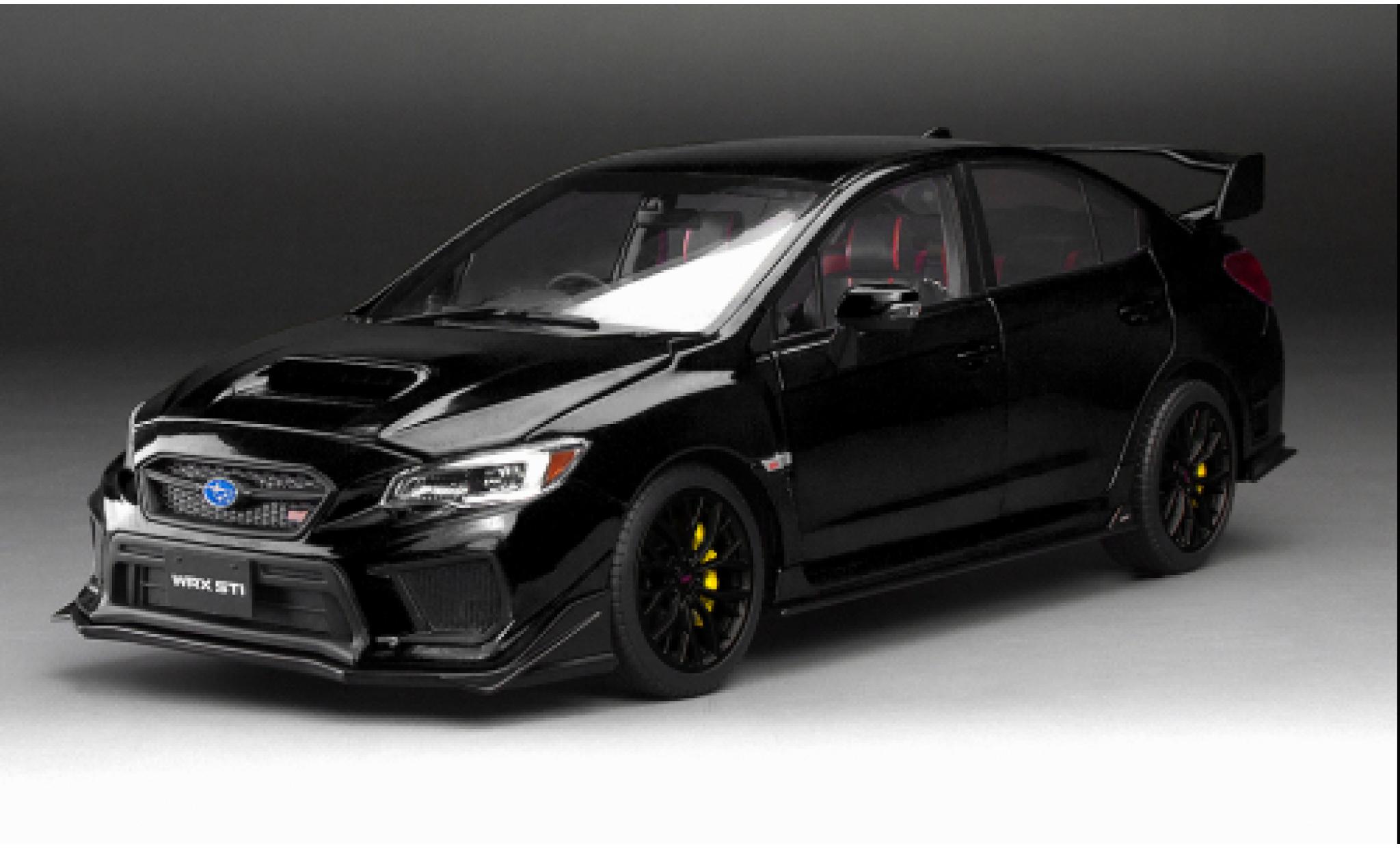 Subaru WRX 1/18 Sun Star STI (S207) zwart 2018 1:18 modelauto