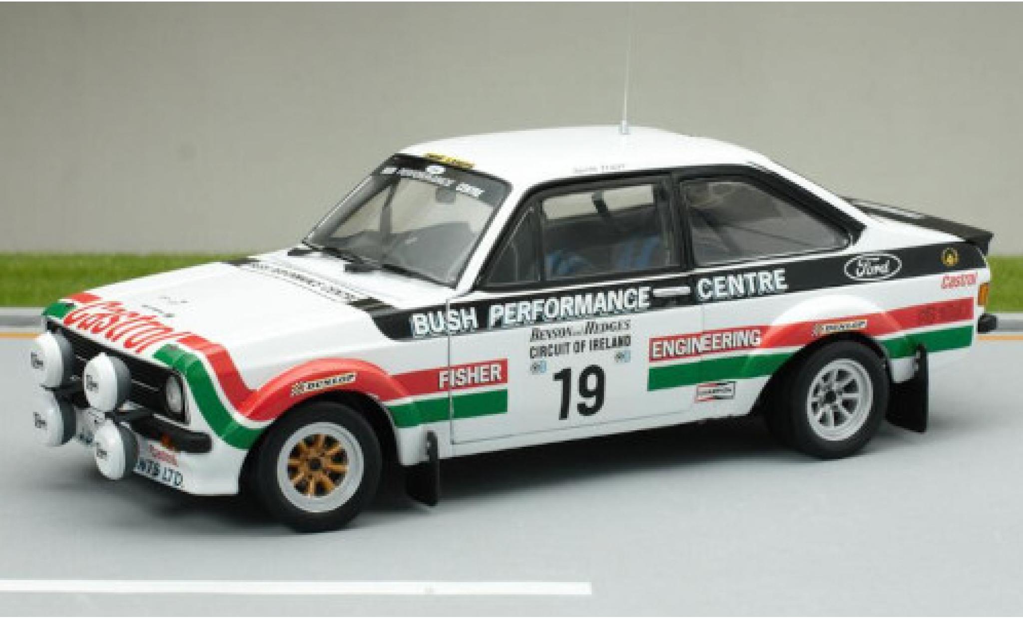Ford Escort 1/18 Sun Star MkII RS1800 No.19 Castrol Rally Irland 1979 modelauto
