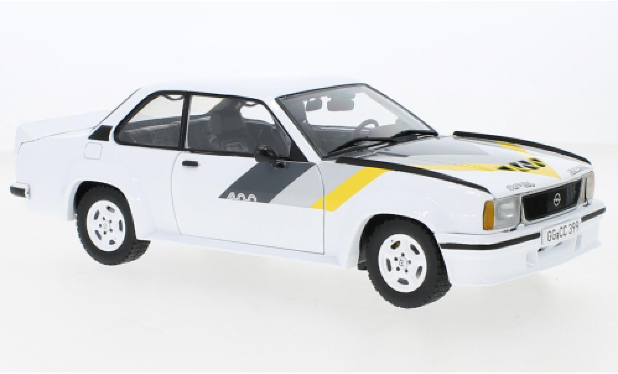 Opel Ascona 1/18 Sun Star B 400 wit/Dekor 1980 modelauto