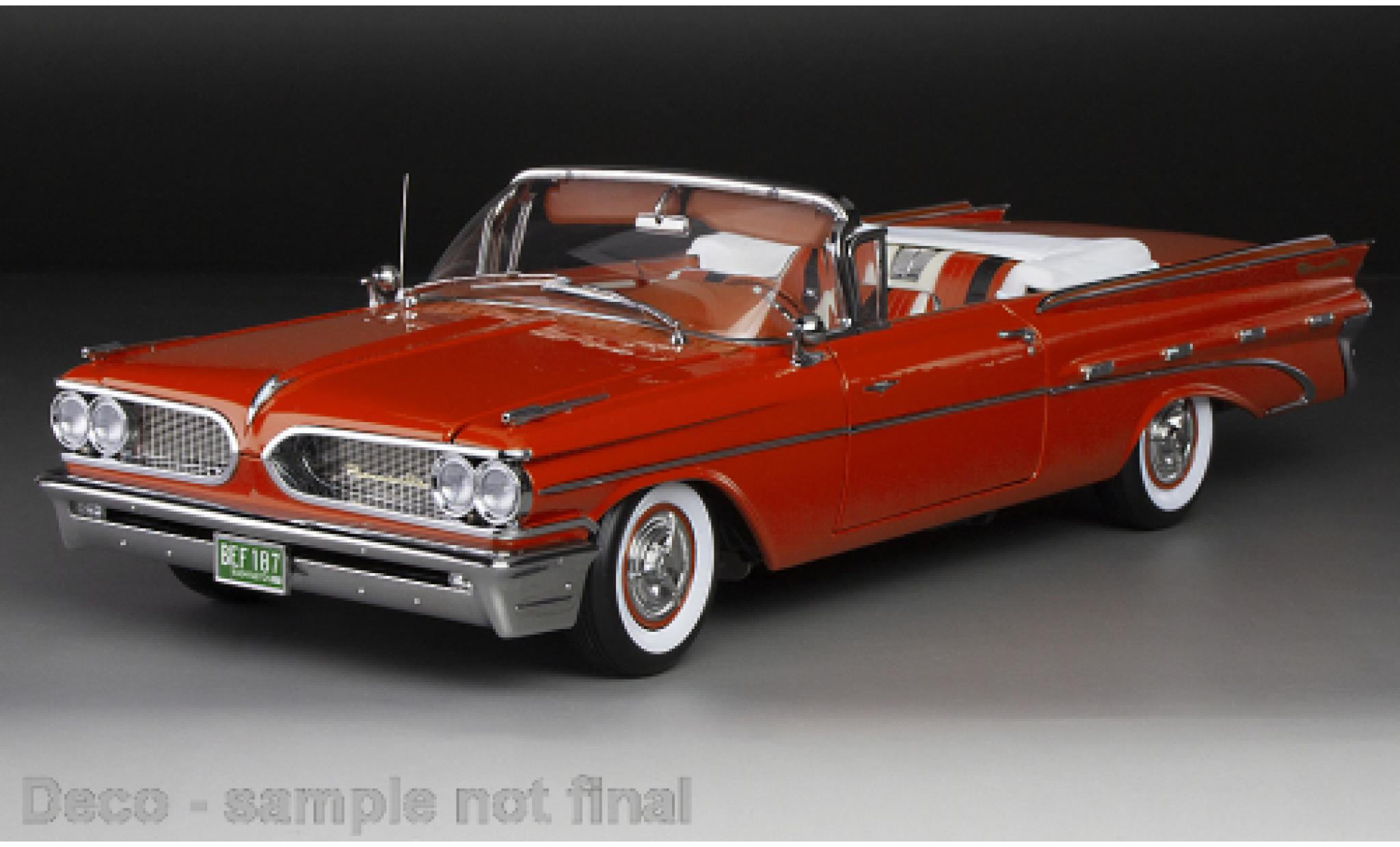 Pontiac Bonneville 1/18 Sun Star Cabriolet oranje 1959 modelauto