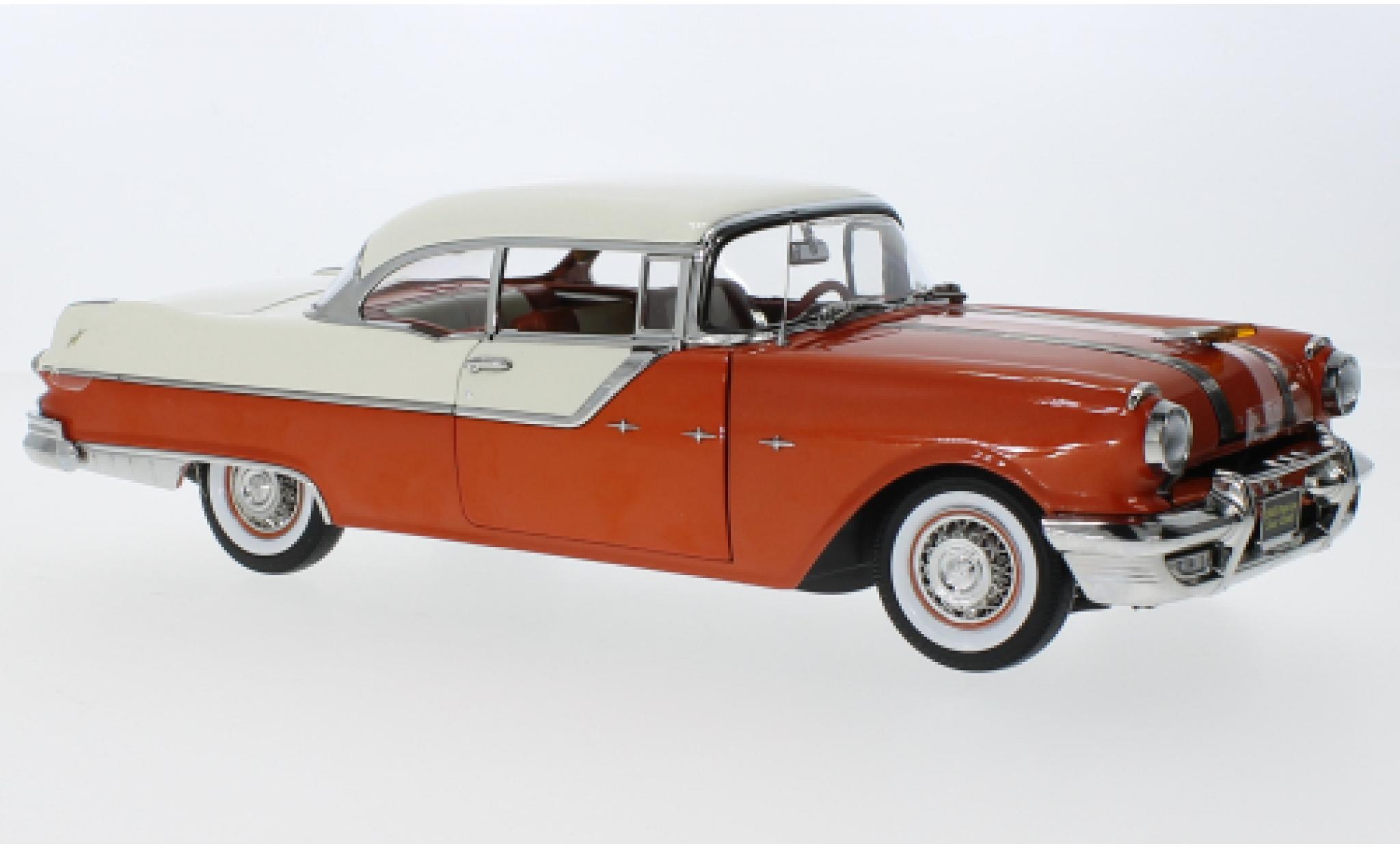 Pontiac Star Chief 1/18 Sun Star Hardtop le cuivre/wit 1955 modelauto