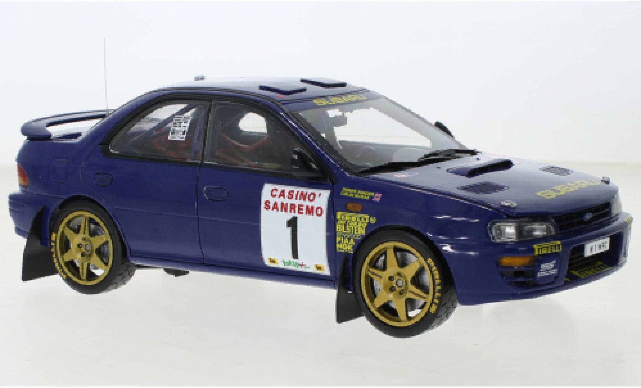 Subaru Impreza 1/18 Sun Star 555 No.1 Rallye WM Rallye San Remo 1996 modelauto