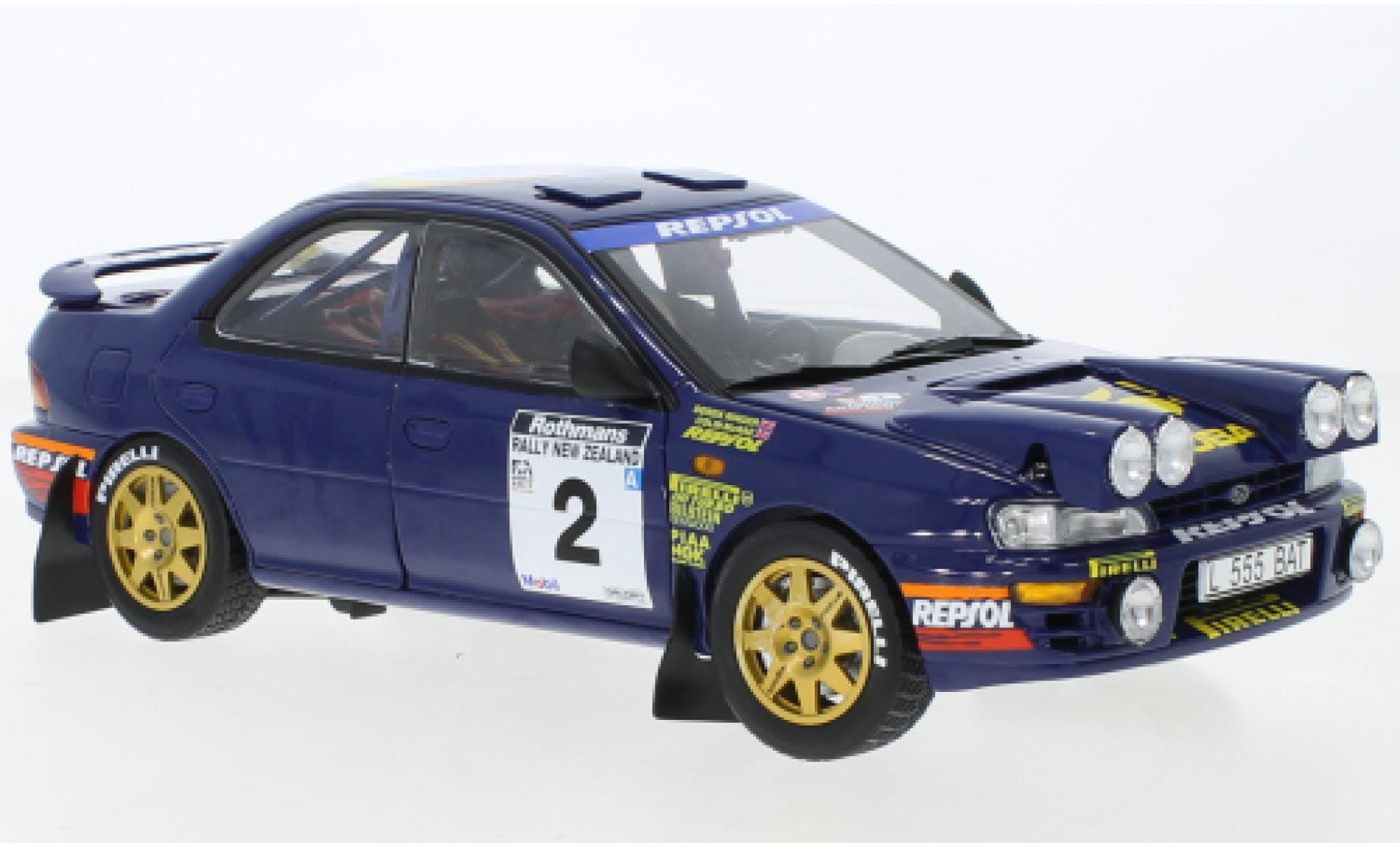 Subaru Impreza 1/18 Sun Star 555 No.2 Rally Neuseeland 1994 modelauto