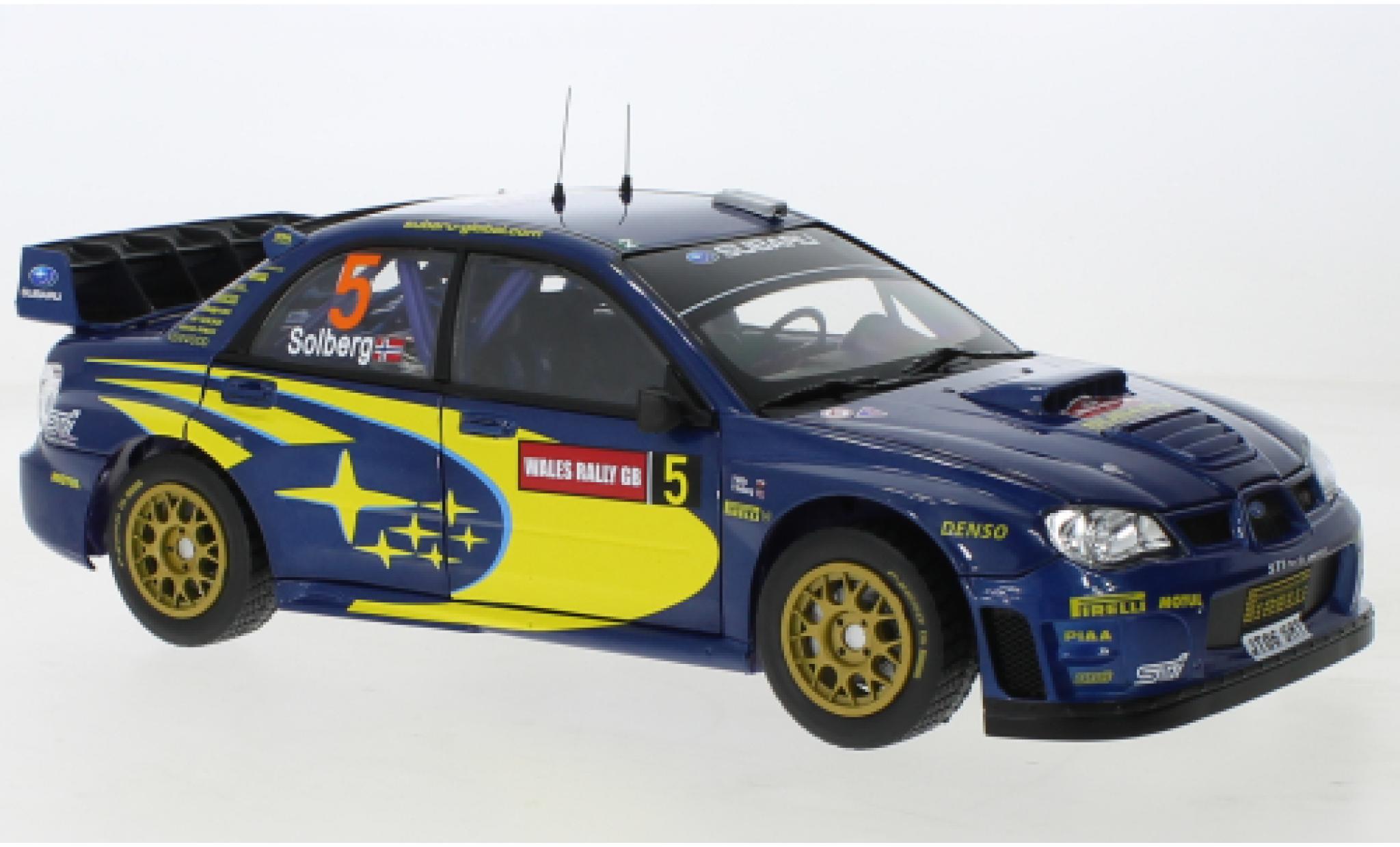 Subaru Impreza 1/18 Sun Star WRC06 No.5 Rallye WM Rallye Gro&szlig;britannien 2006 modelauto